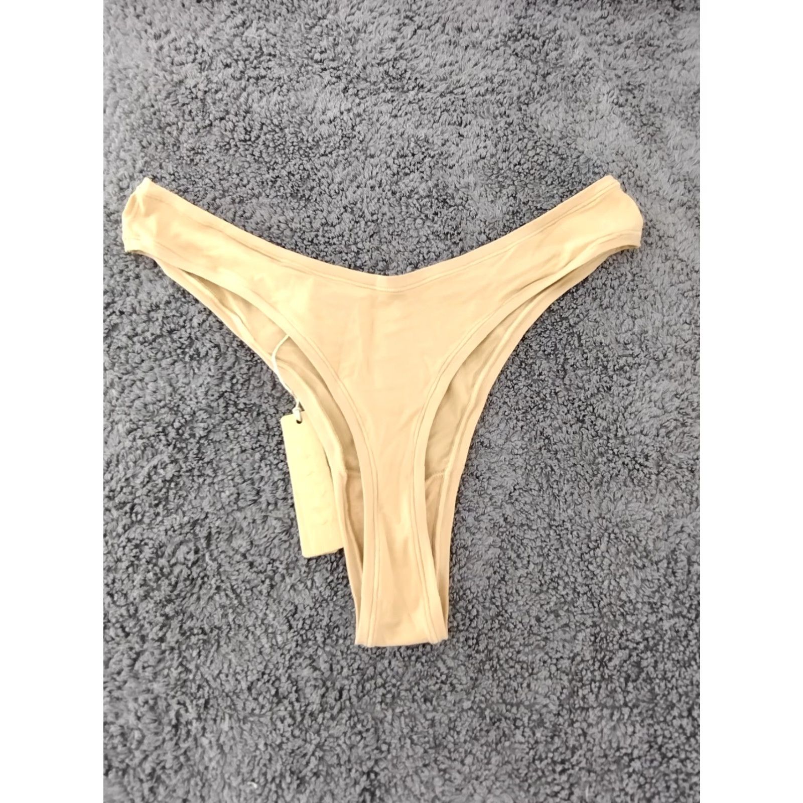 SKIMS SKIMS Dipped Thong Panties XL Ochre Women's Panties Size 40" / US 18 - 2 Thumbnail