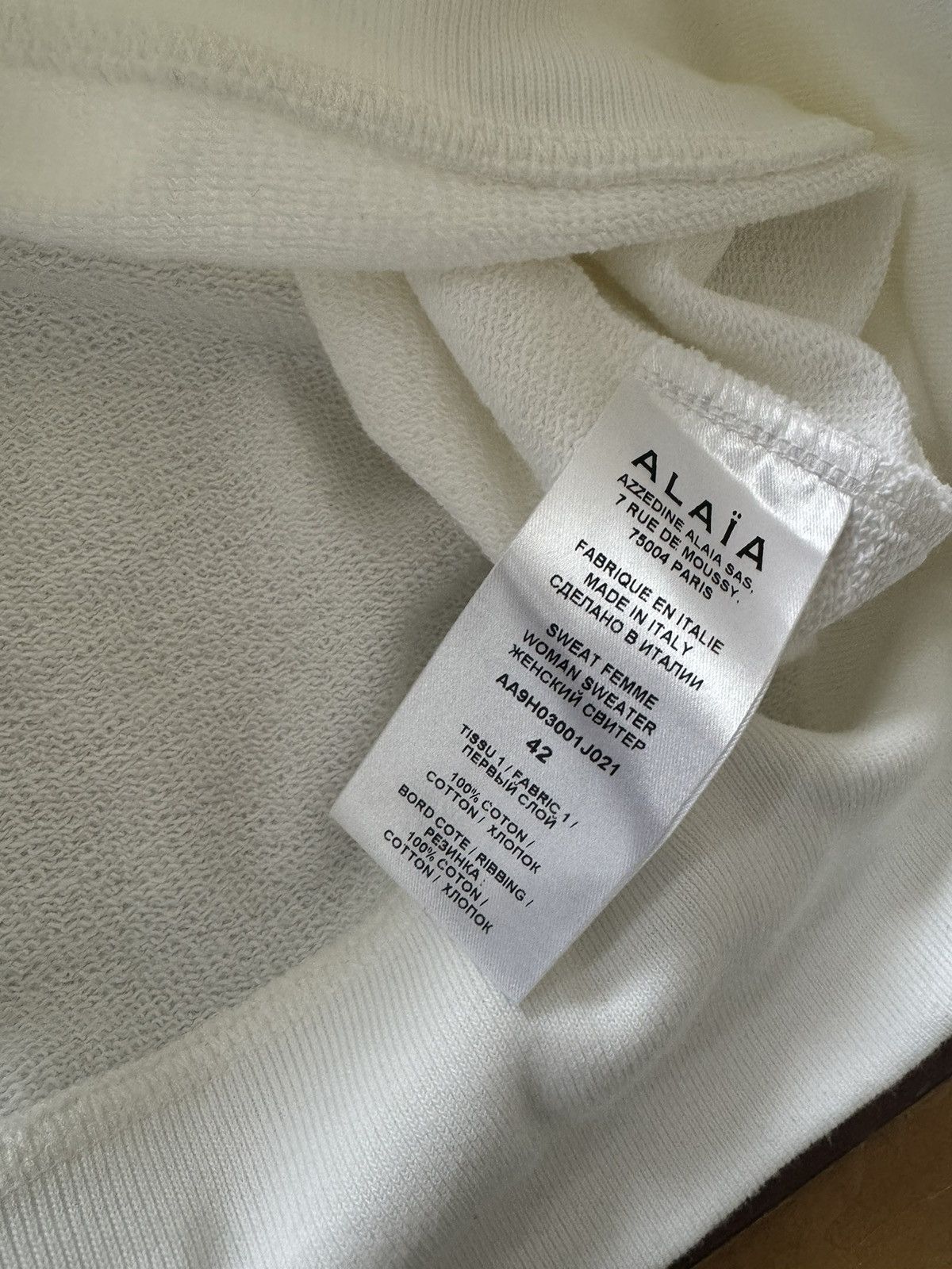Alaia Sweat Alaïa Paris- Brand New Size M / US 6-8 / IT 42-44 - 5 Thumbnail