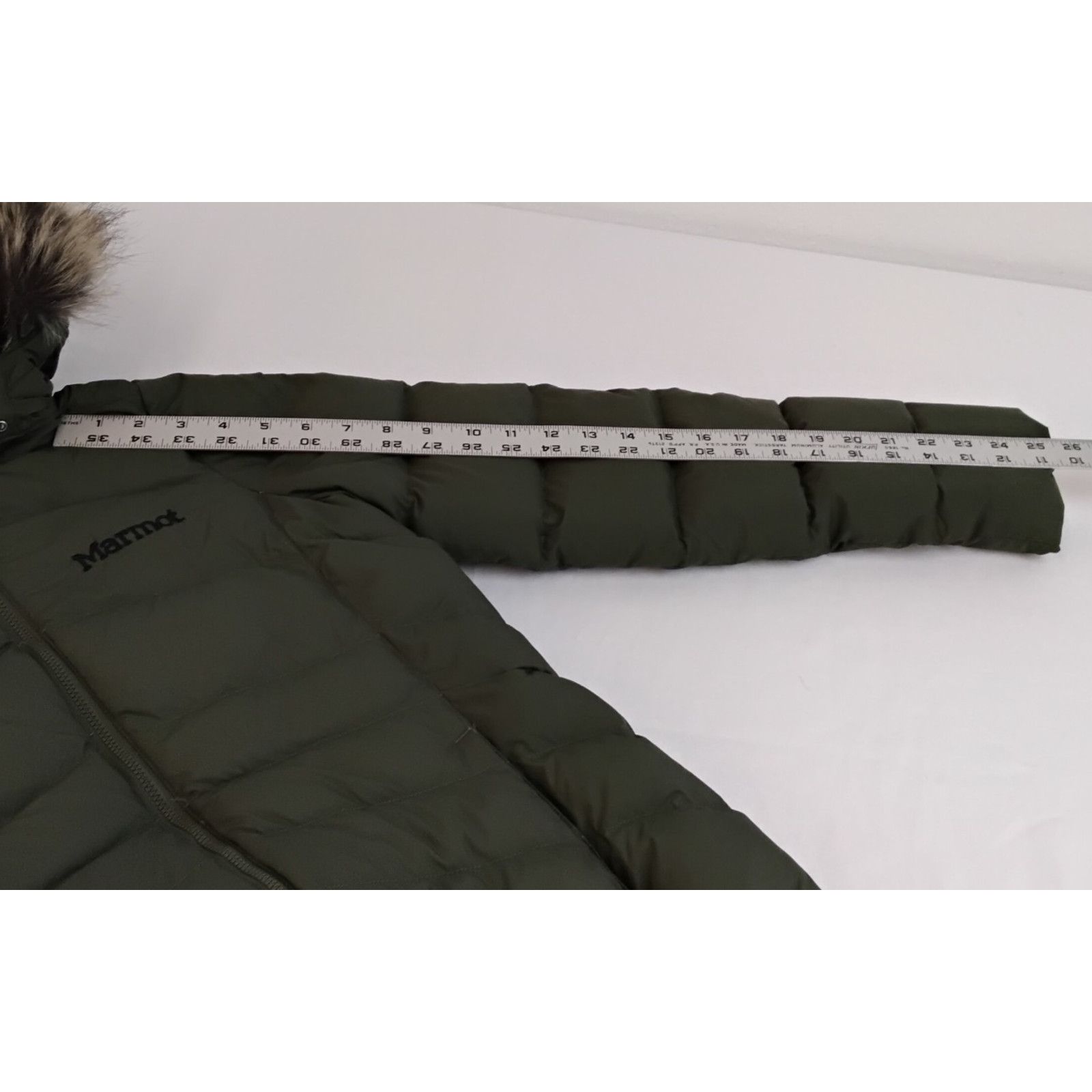Marmot Marmot 700 Down Fill Parka Women's XS Green Faux Fur Ruff Size XS / US 0-2 / IT 36-38 - 12 Thumbnail