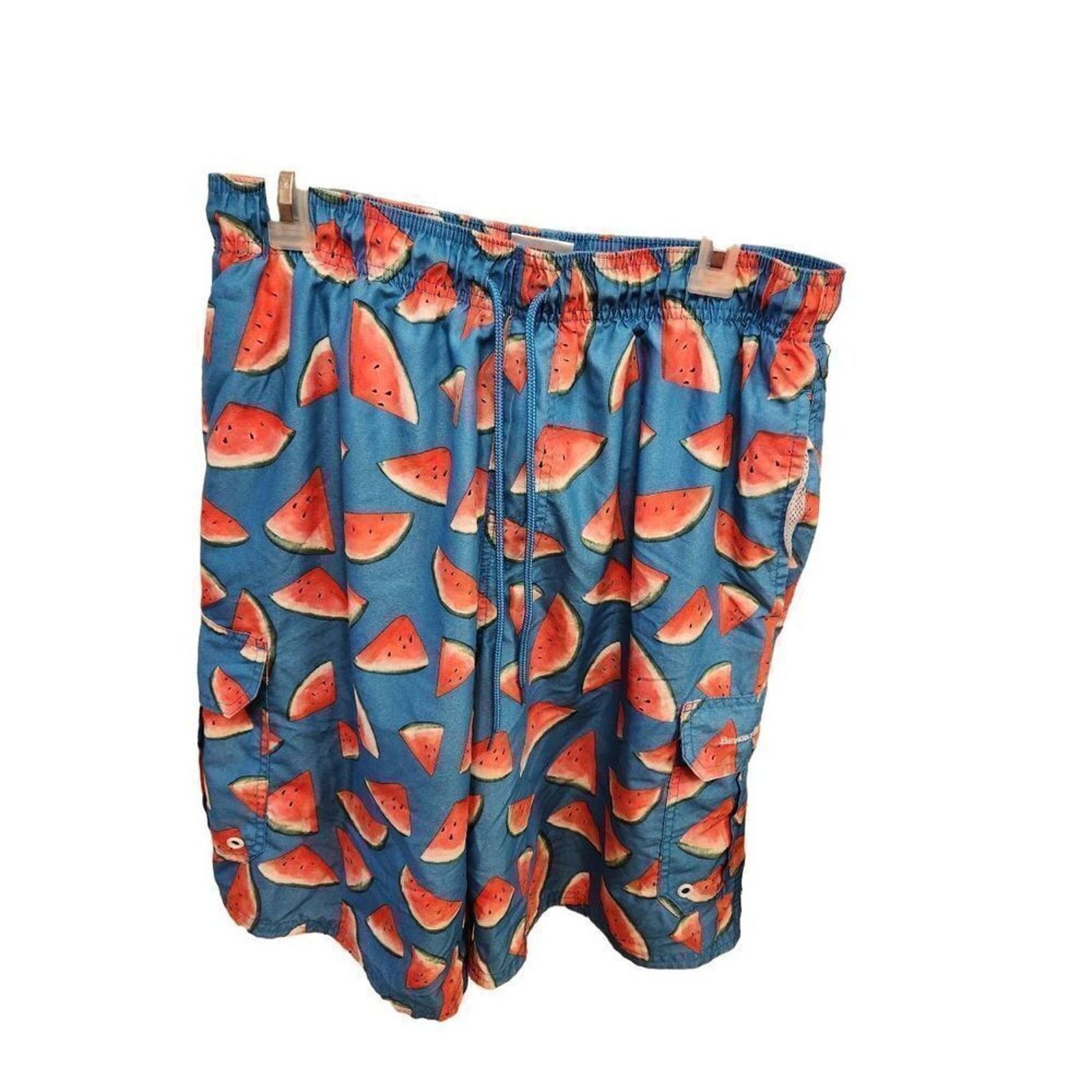 Beverly Hills Polo Club Mens Beverly hills polo club L watermelon swim shorts Size US 34 / EU 50 - 3 Thumbnail
