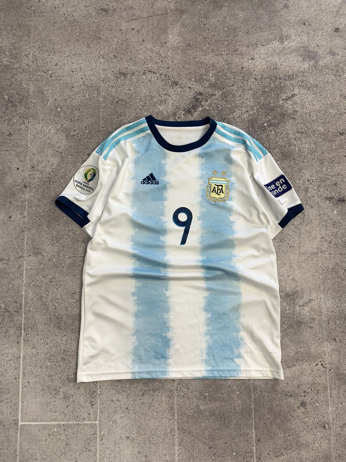 Adidas × Vintage Vintage Y2K blockcore Argentina KunAguero sportswear Jersey Size US M / EU 48-50 / 2 - 1 Thumbnail