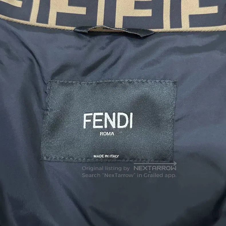 Fendi Fendi Double F embroidered puffer coat with fox fur collar Size US S / EU 44-46 / 1 - 4 Thumbnail