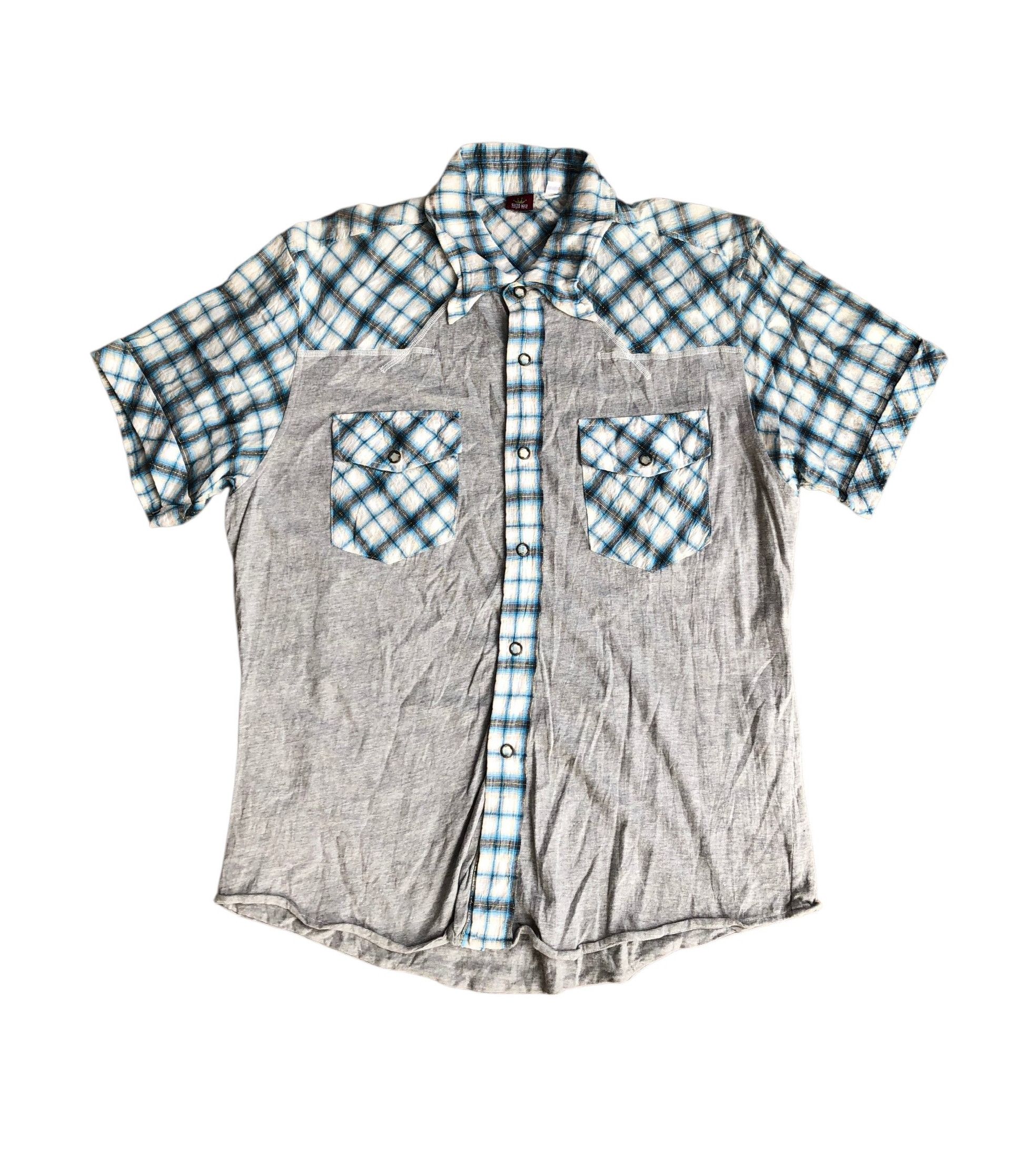 If Six Was Nine Garcon Wave Western Shirt Vkei Style Y2k Japanese Size US L / EU 52-54 / 3 - 1 Thumbnail