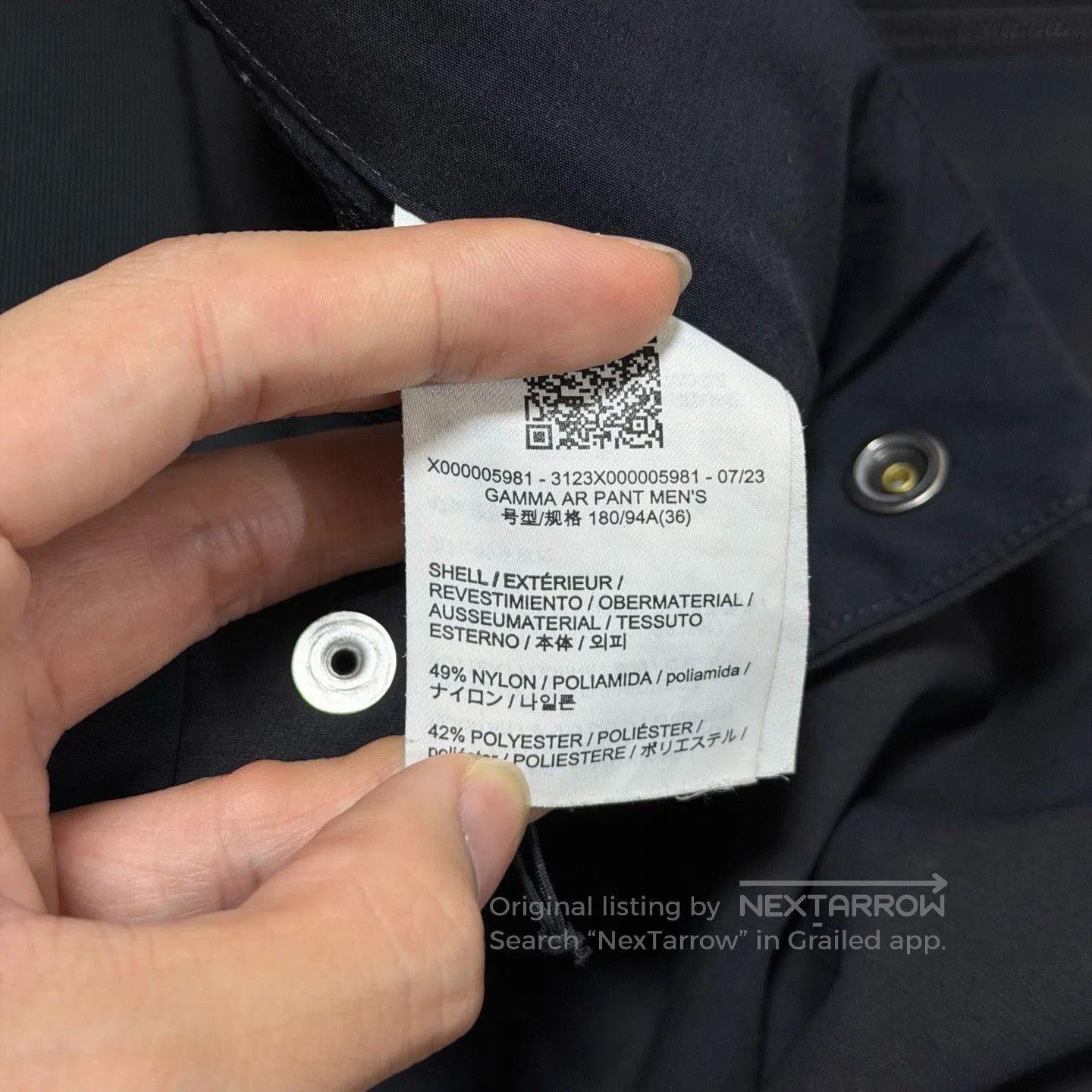 Arc'teryx Arcteryx Gamma Ar Softshell Pant. Size US 36 / EU 52 - 6 Thumbnail