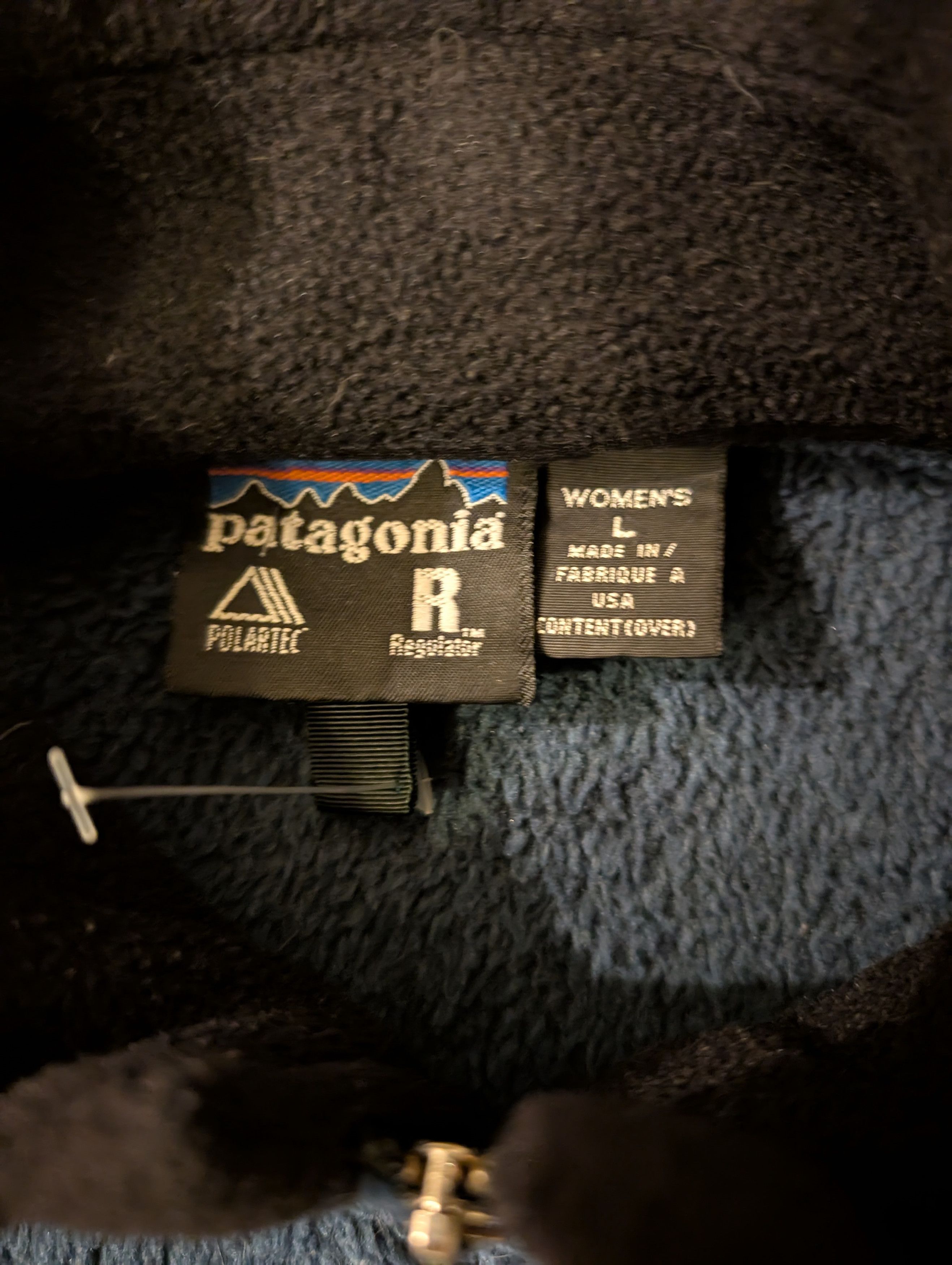 Patagonia Vintage Patagonia High Loft Polar Fleece Jacket Made in USA Size US L / EU 52-54 / 3 - 3 Thumbnail