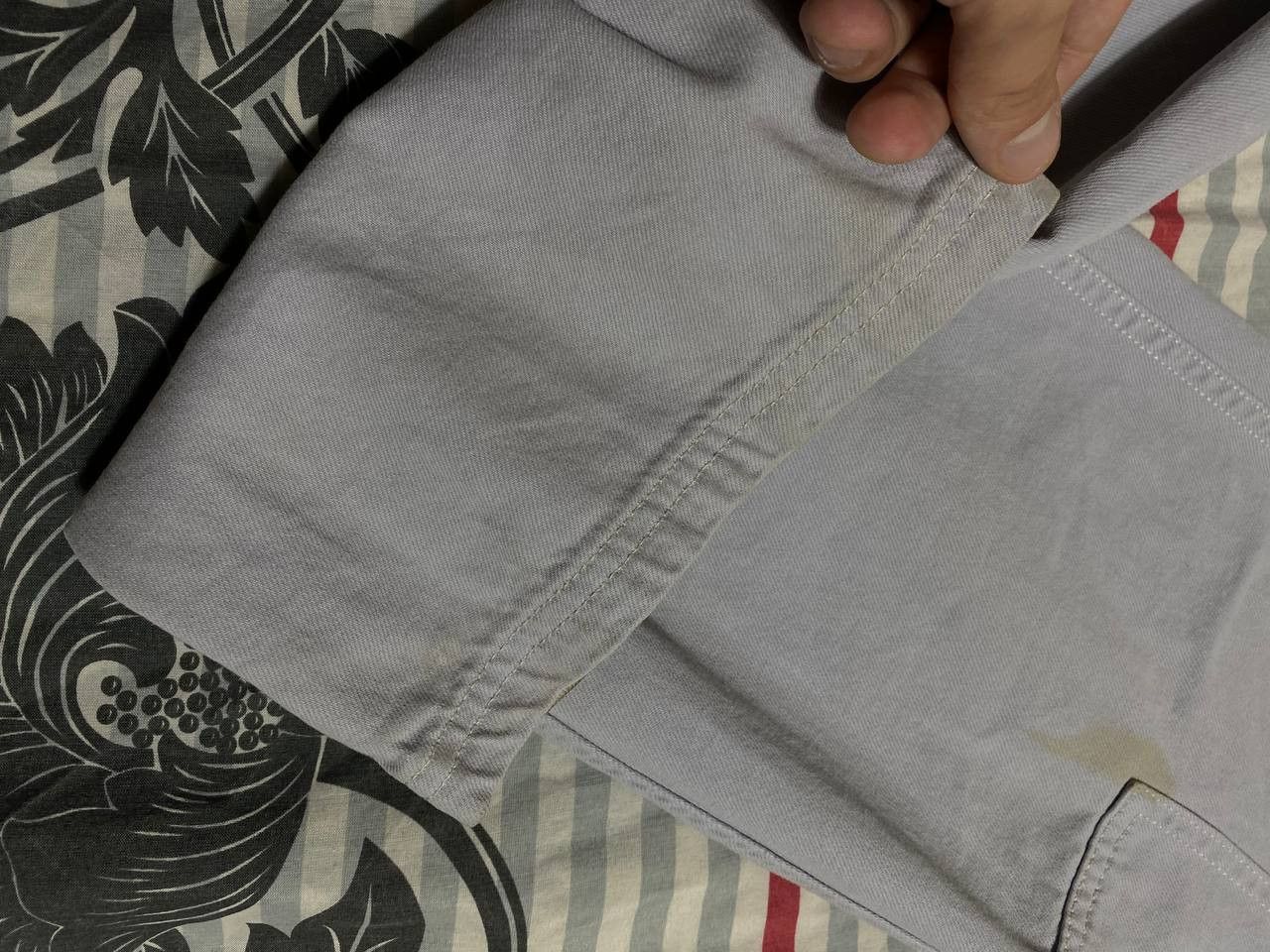 Japanese Brand Crazy Crash Dirty Baggy Faded Jean Japan Avant Garde Style Size US 32 / EU 48 - 14 Thumbnail