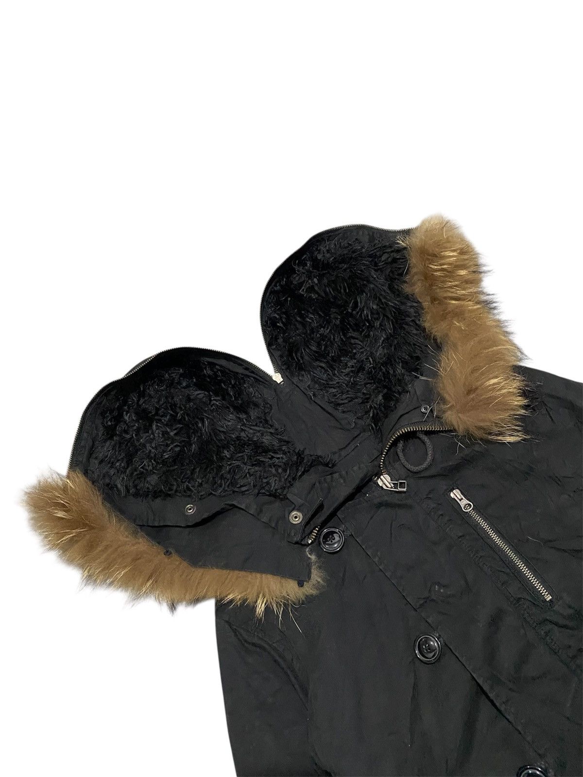 Vanquish 2000's Vanquish Furhoodie Apocalypse Bomber Jacket Size M / US 6-8 / IT 42-44 - 3 Thumbnail