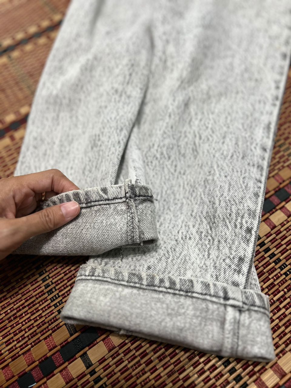 Levi's Vintage 90’s Levis 505 Snow Wash Size US 30 / EU 46 - 10 Thumbnail
