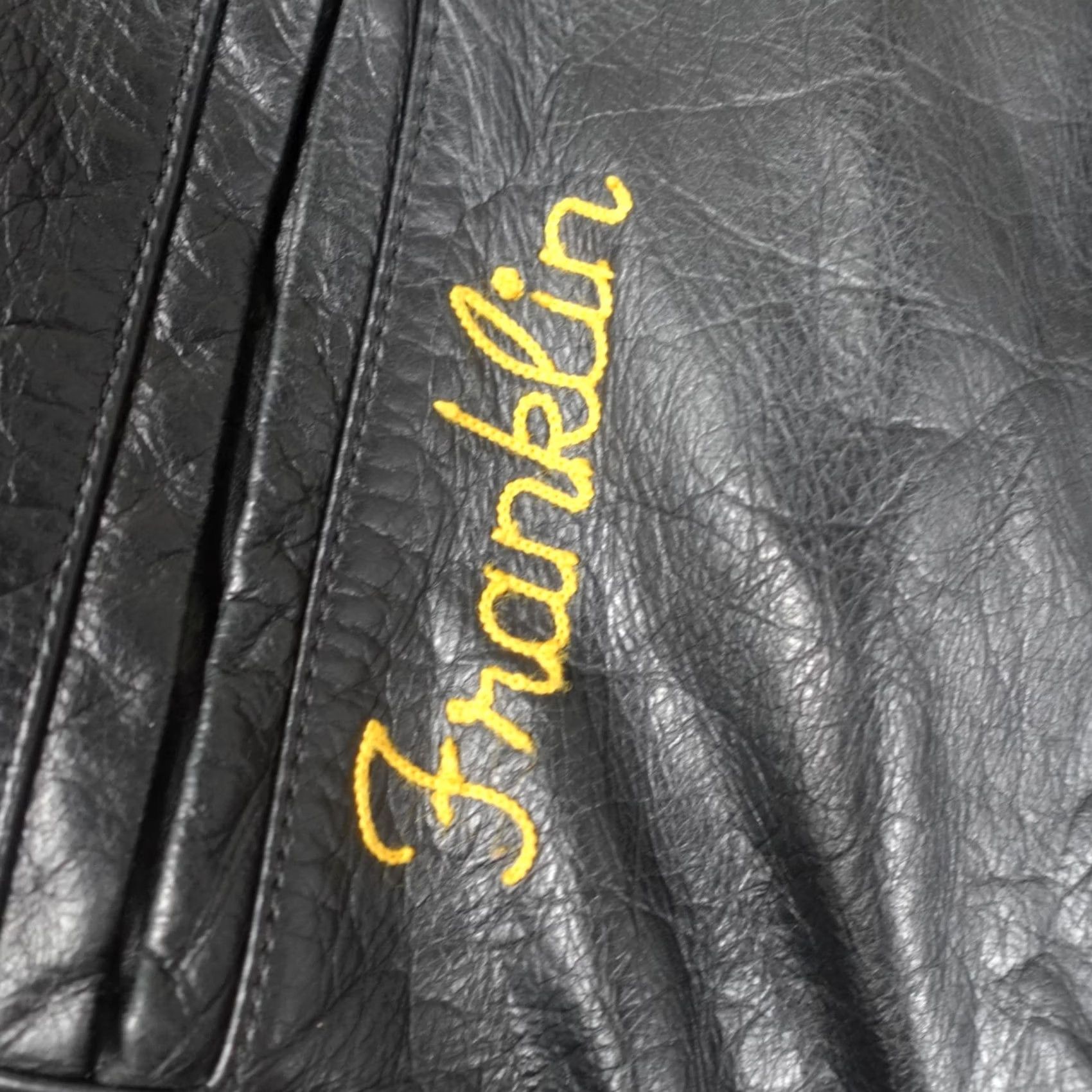 Franklin & Marshall Franklin & Marshall Leather Bomber Jacket Mens Size Small Black Size US S / EU 44-46 / 1 - 5 Thumbnail
