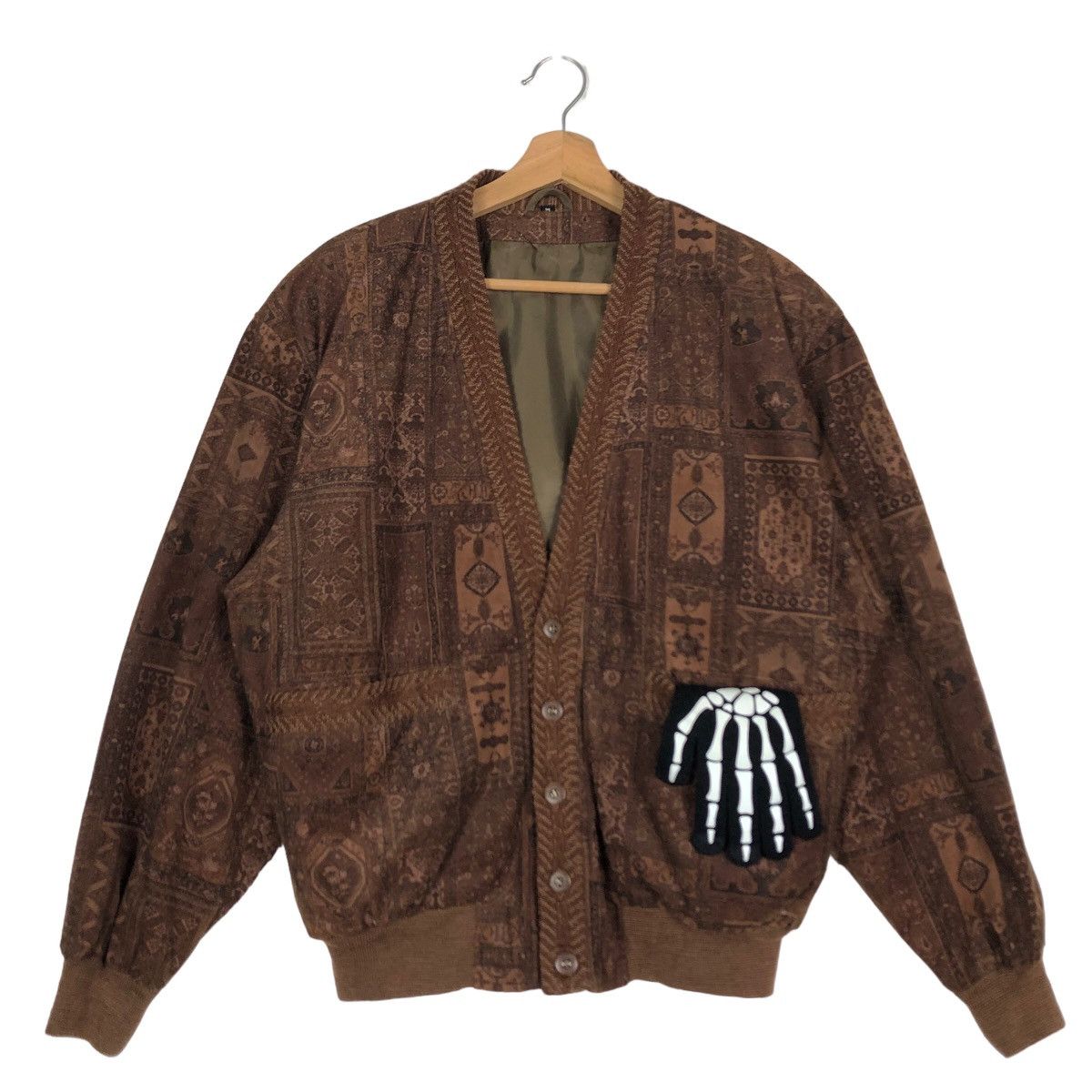 Japanese Brand 🔥90’s Vintage Cardigan Bomber Jacket Navajo Design Size US M / EU 48-50 / 2 - 2 Thumbnail