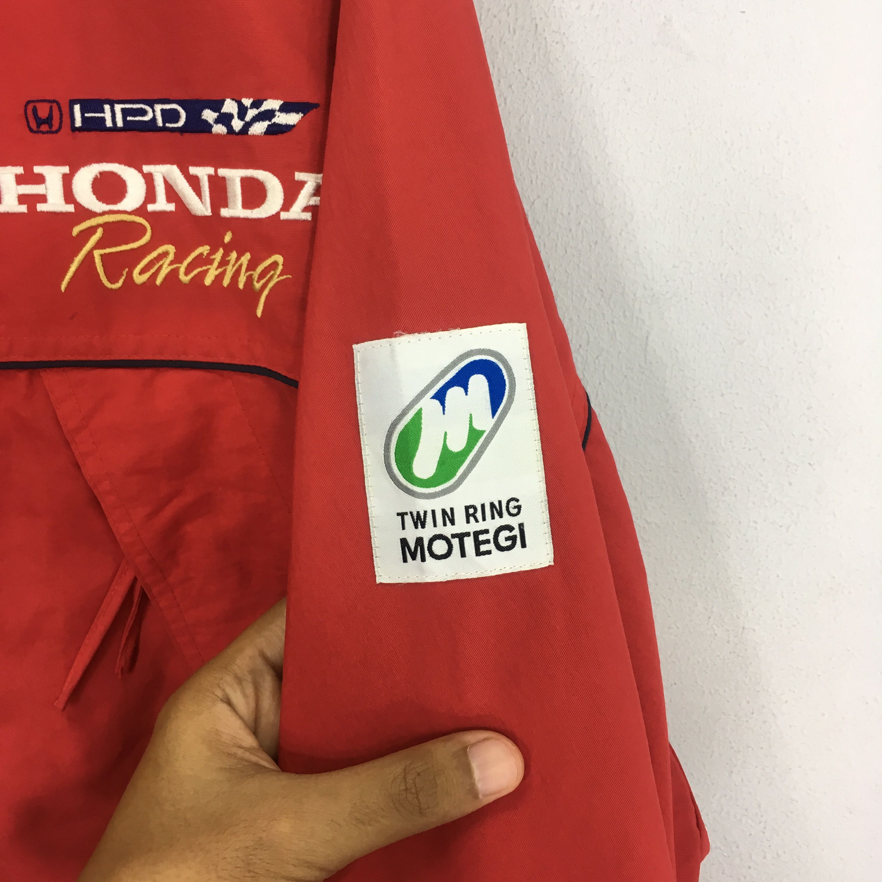 Honda Vintage 90's Honda Racing Team Motorsport Jacket Size US L / EU 52-54 / 3 - 8 Thumbnail