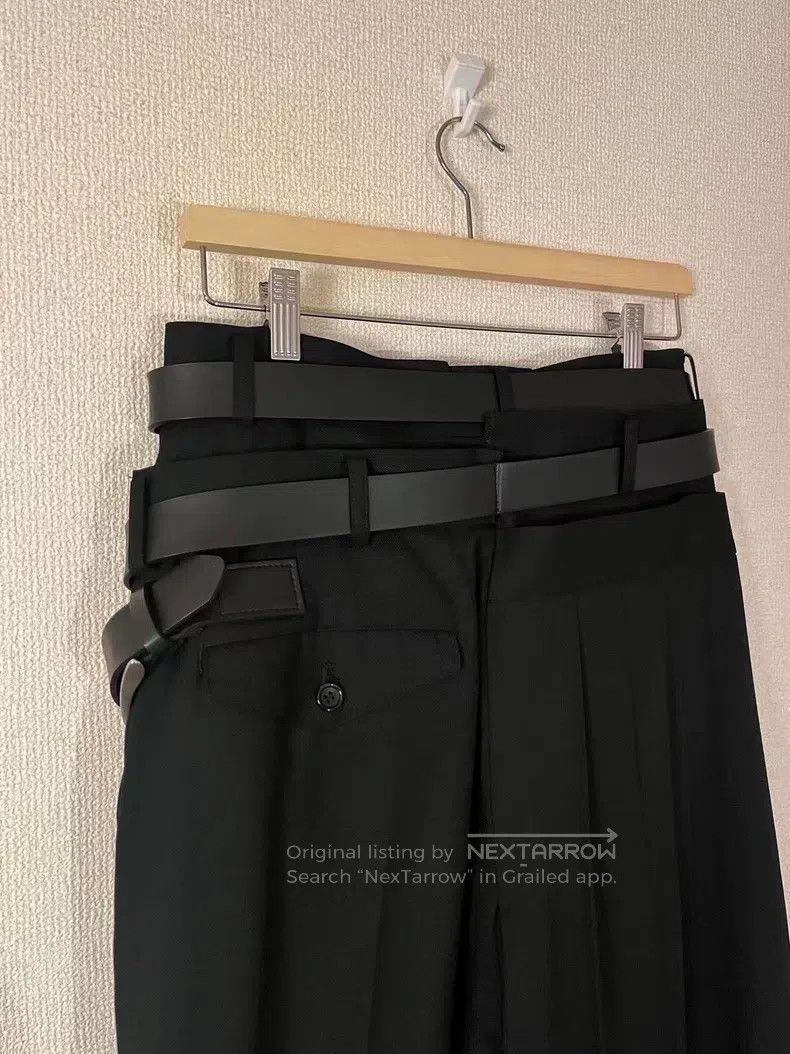 Junya Watanabe Junya Watanabe size M Triple belt suit skirt pants Size 22" - 5 Thumbnail