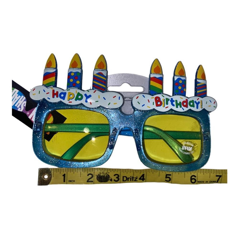 Designer NWT Happy Birthday Party Sunglasses Size ONE SIZE - 3 Thumbnail
