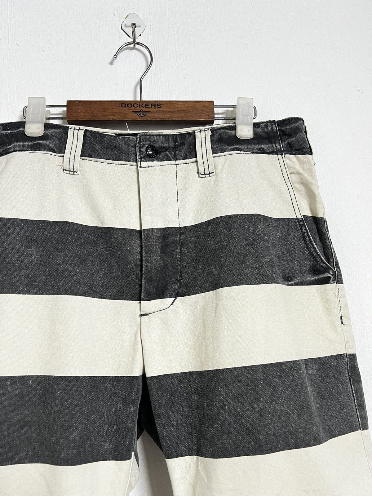 Schott 🔥HOT DROPS🔥 Vintage Trousers Prison Schott Short Pants Size US 32 / EU 48 - 3 Thumbnail