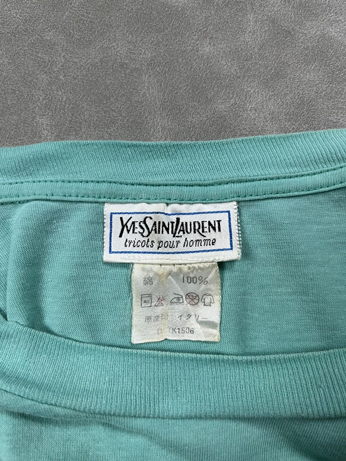 Yves Saint Laurent 90s YSL big logo tee Size US M / EU 48-50 / 2 - 7 Thumbnail