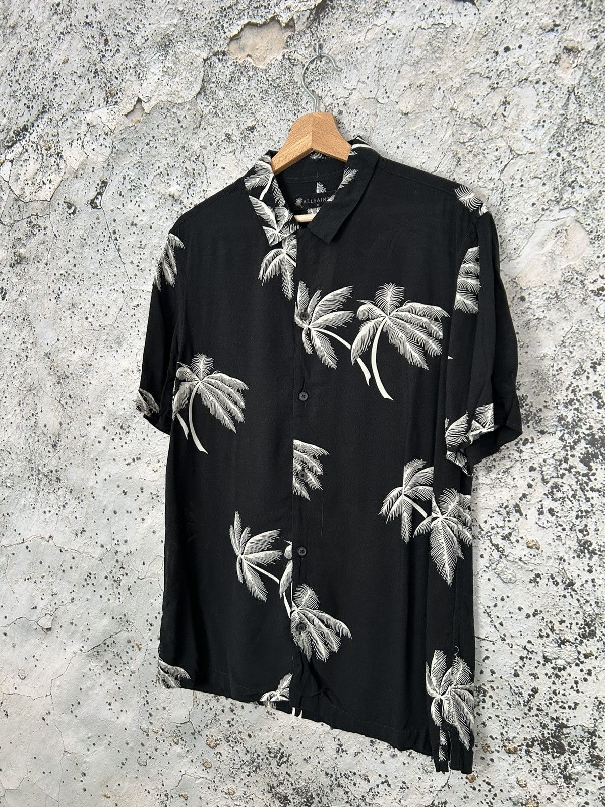 Allsaints Allsaints Viscose Shirt Palm Streetwear Avant Garde Size US M / EU 48-50 / 2 - 2 Thumbnail