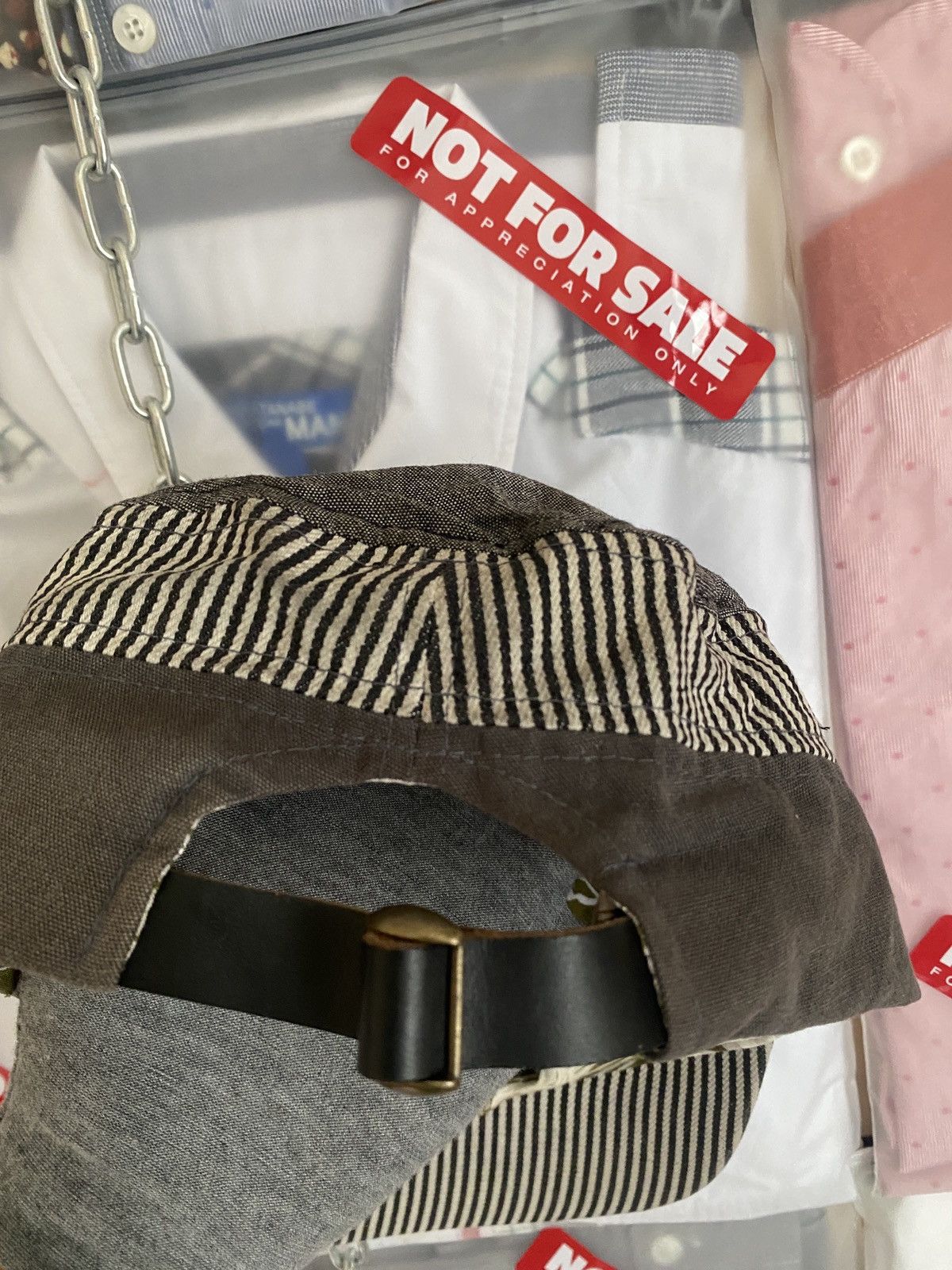 Beams Plus Beams Leather Strap Cap Size ONE SIZE - 3 Thumbnail