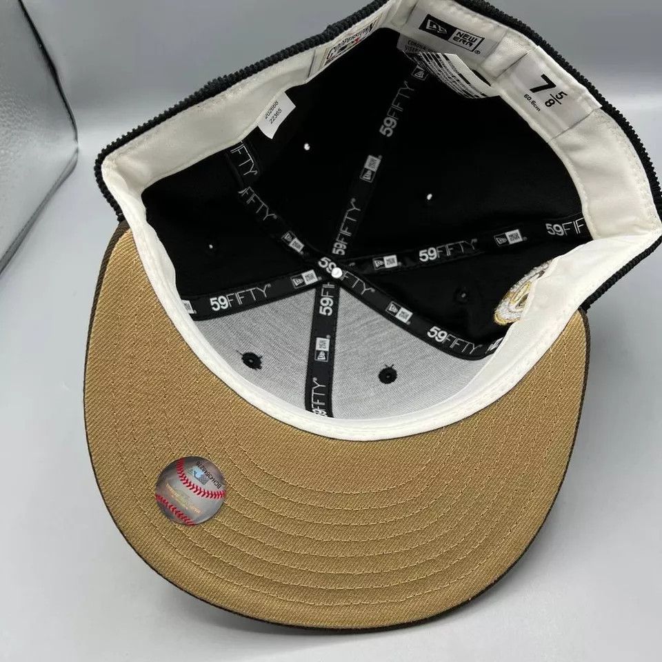 New Era Los Angeles LA Angels Hat Men 7 5/8 Corduroy Fitted Cap New Size ONE SIZE - 4 Thumbnail