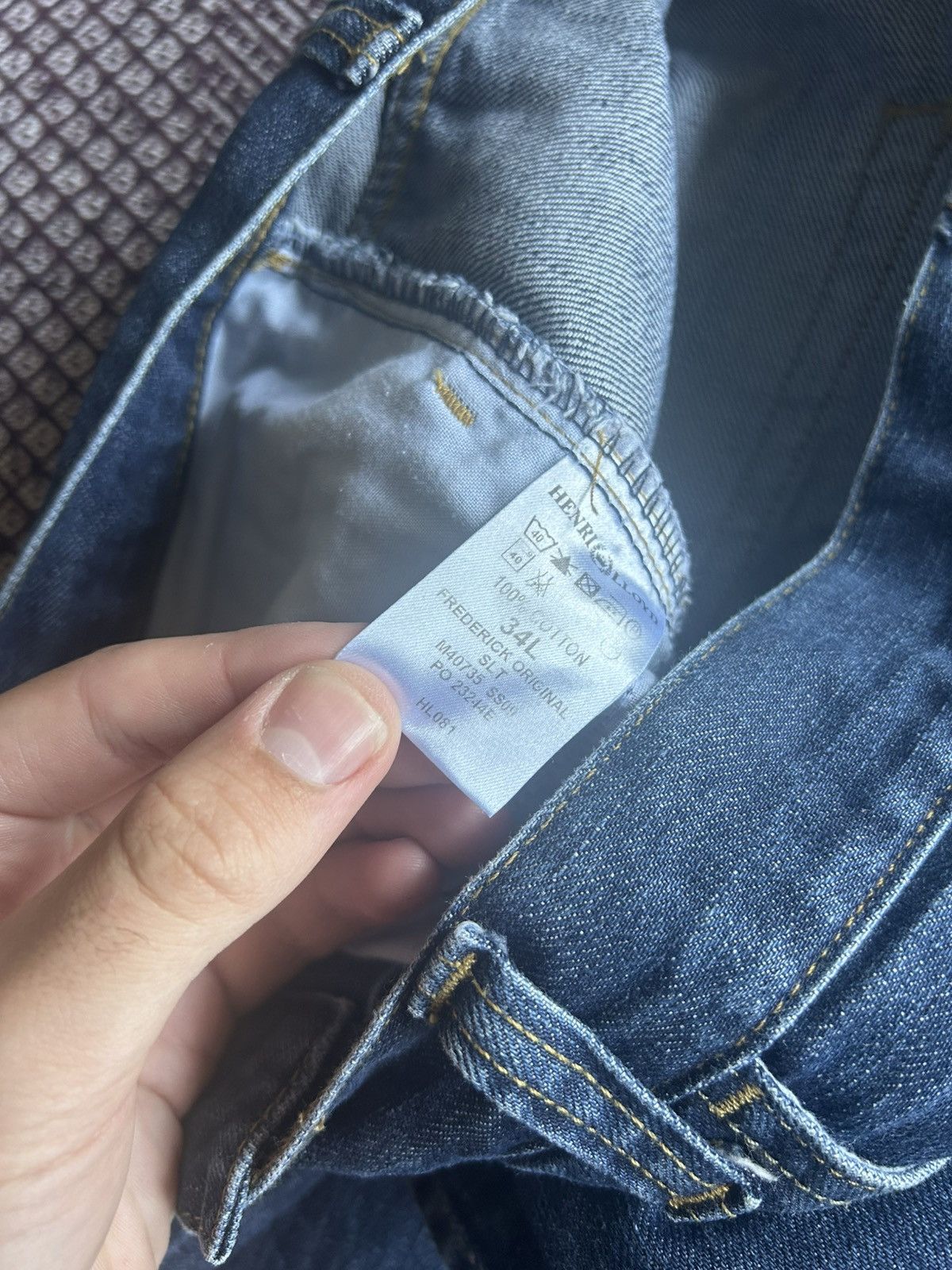 Henri Lloyd Henri Lloyd Denim Baggy Jeans Distressed Solid Style Size 34 Size US 34 / EU 50 - 12 Thumbnail
