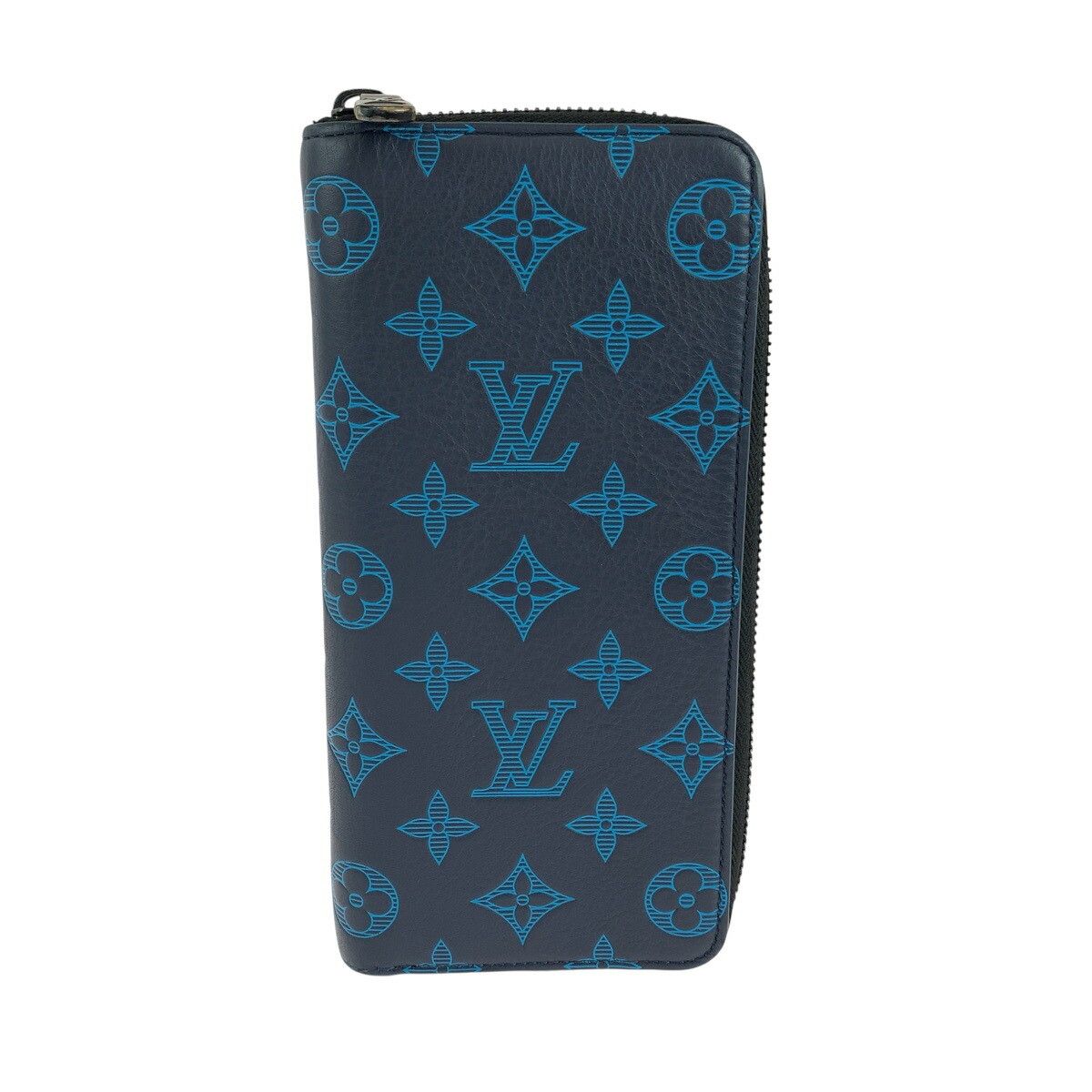 Louis Vuitton Louis Vuitton Louis Vuitton Zippy Wallet Vertical Monogram Shadow Calfskin Long Wallet Textile Long Wallet M80423 DUTY FREE for USA Size ONE SIZE - 1 Thumbnail