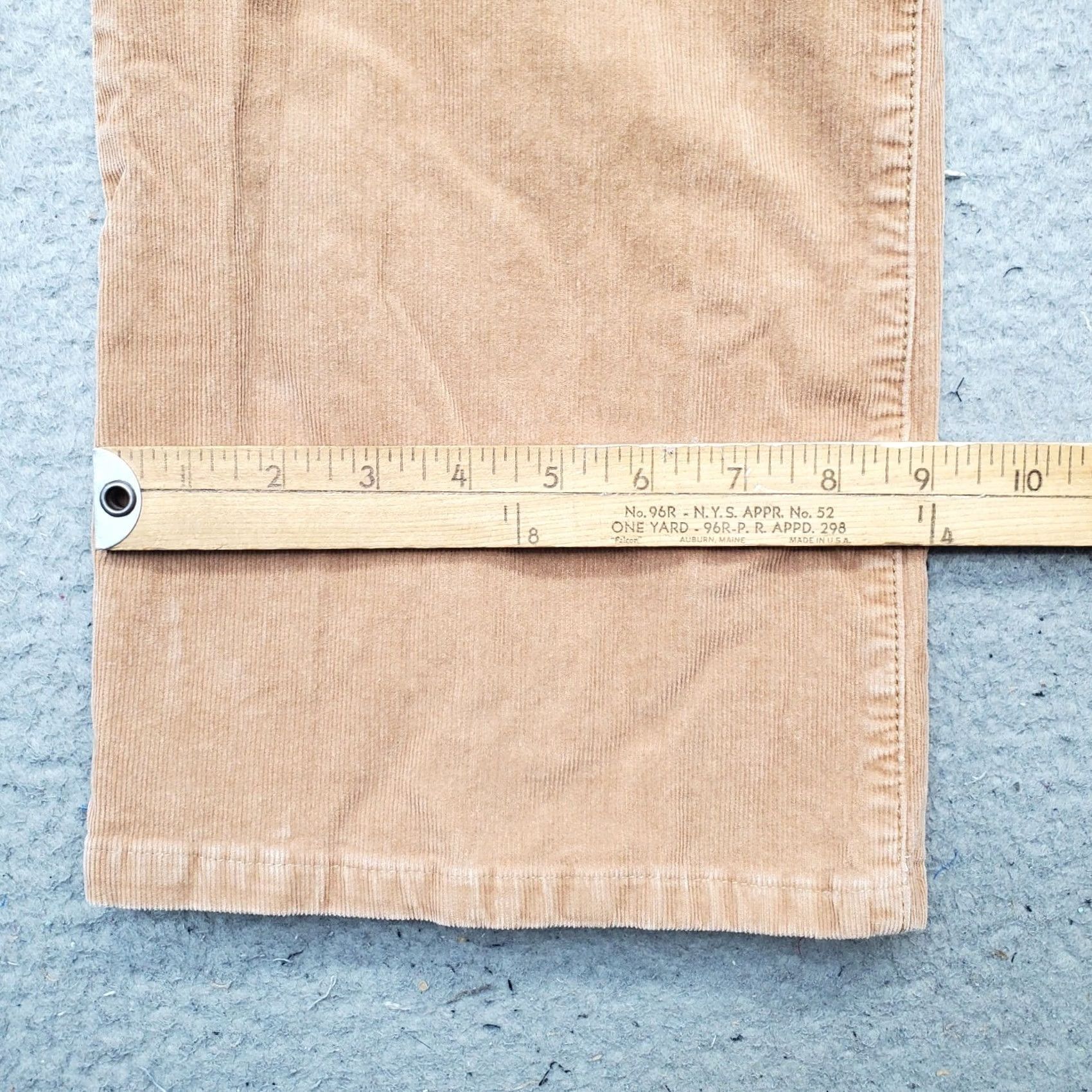 Talbots Talbots Womens 18L Corduroy Pants Brown Pockets Curvy Stretch Straight Leg Casual Pants Mens? Size 40" / US 18 - 5 Thumbnail