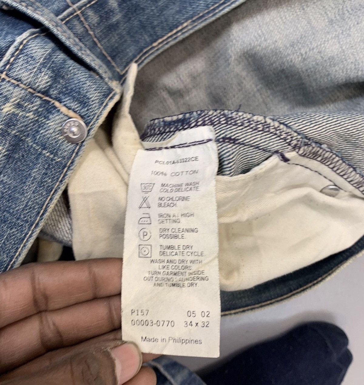 Levi's Vintage Levi’s engineer jeans denim Size US 34 / EU 50 - 6 Thumbnail