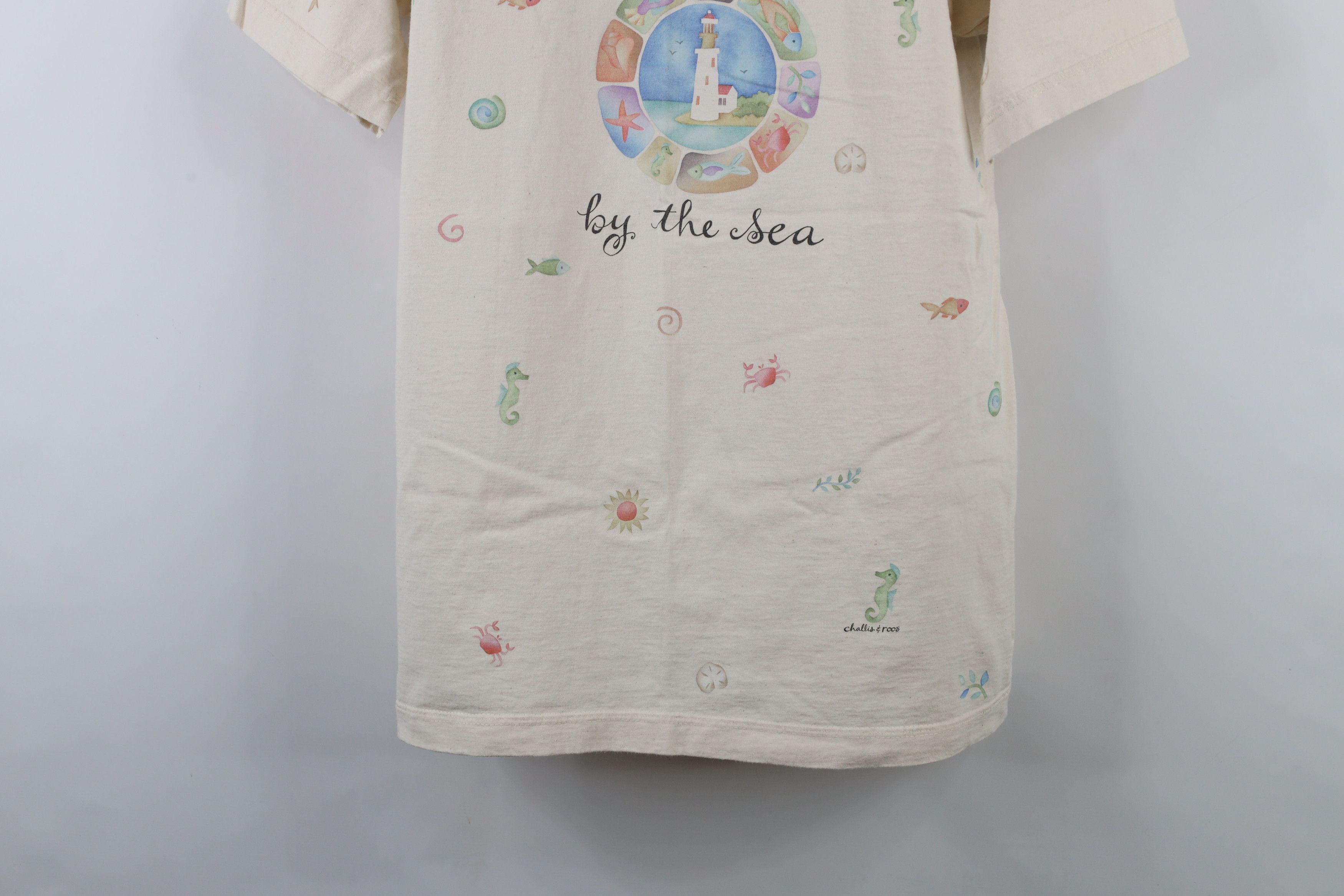 Vintage Vintage 90s Streetwear Take Time To Sit By The Sea T-Shirt Size L / US 10 / IT 46 - 3 Thumbnail