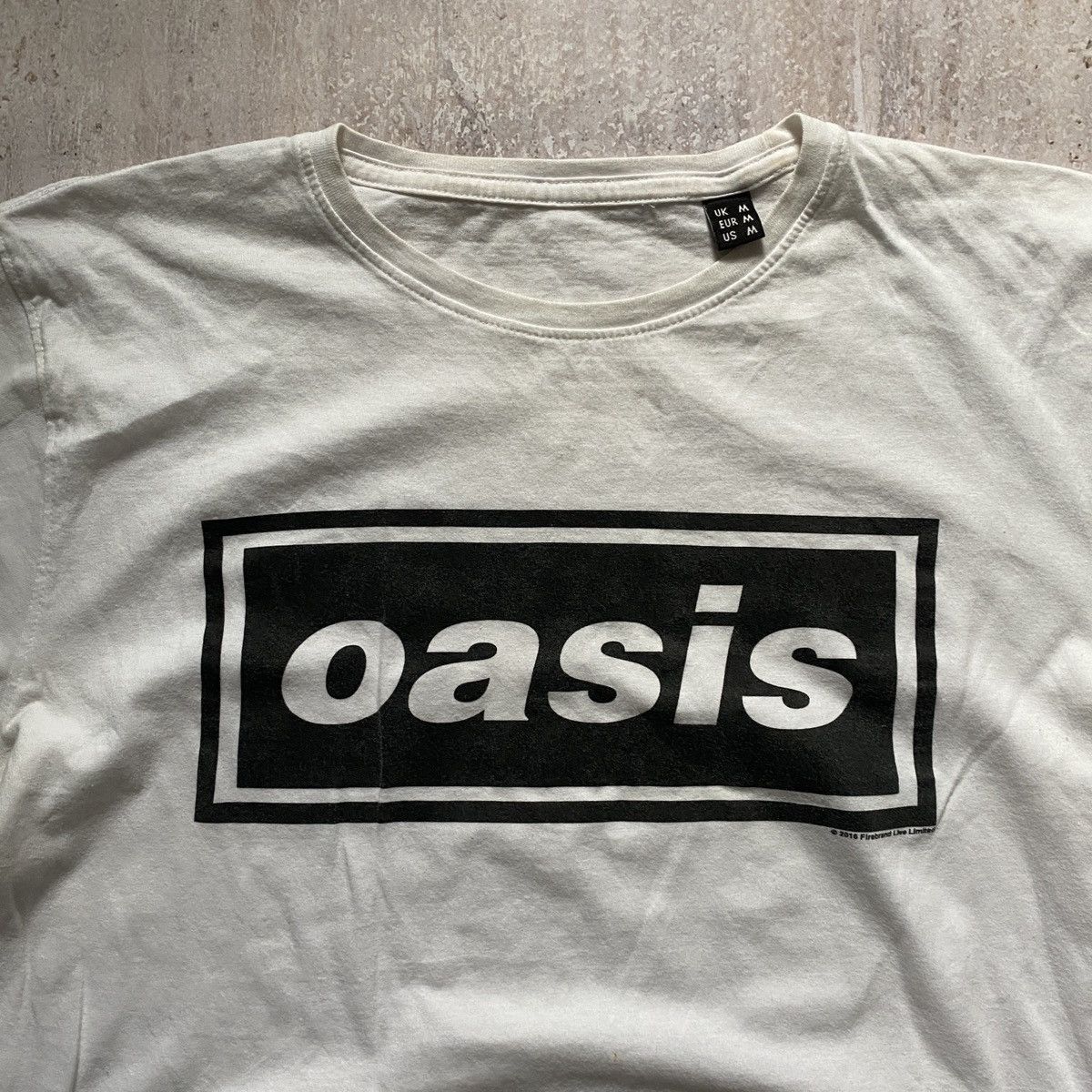 Band Tees × Vintage VINTAGE Y2K OASIS BOX LOGO AMAZING BAND T SHIRT 218 Size US M / EU 48-50 / 2 - 2 Thumbnail