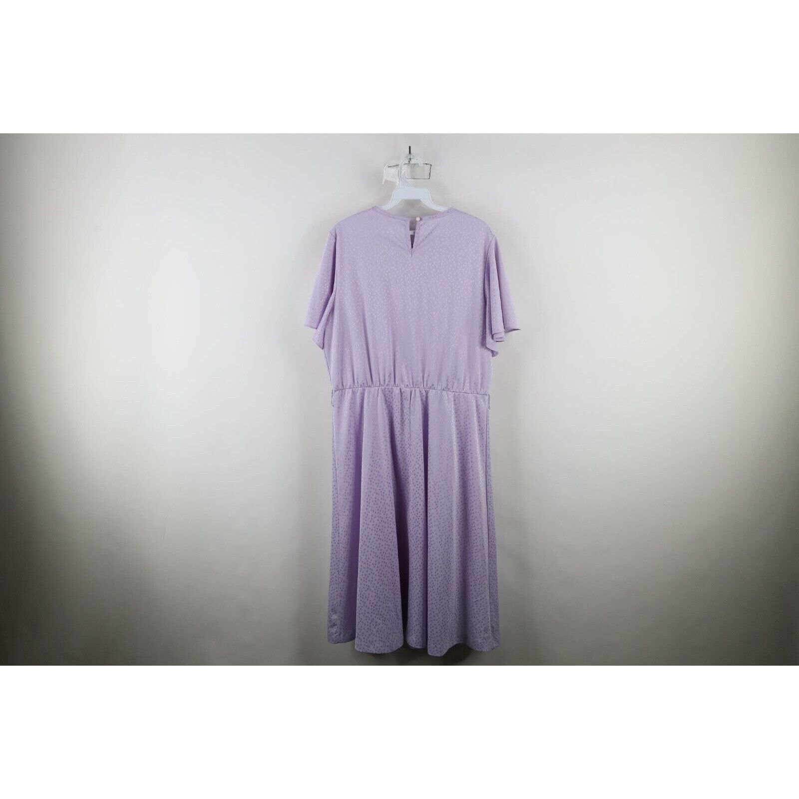 Vintage Vintage 90s Babydoll Fairy Polkadot Fairy Sleeve Knit Dress Size L / US 10 / IT 46 - 13 Thumbnail