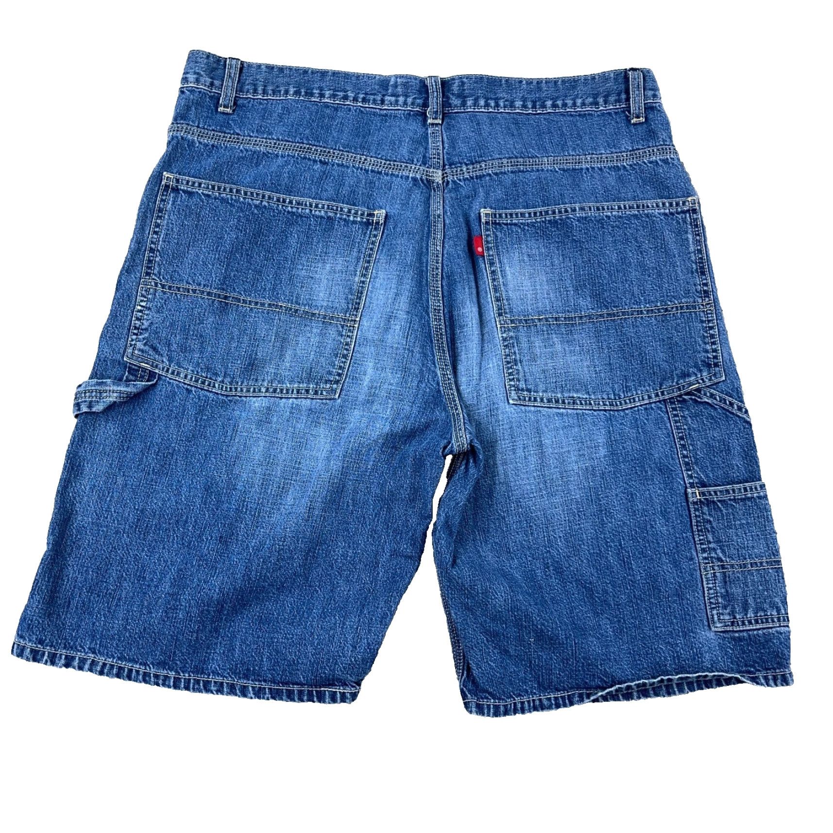Levi's VINTAGE Levi's Shorts Men 38 Bermuda Denim 5-Pocket Relaxed Mid Blue Workwear Casual 90s Grunge Hip Hop Rockabilly 90s Mens Size US 38 / EU 54 - 2 Thumbnail