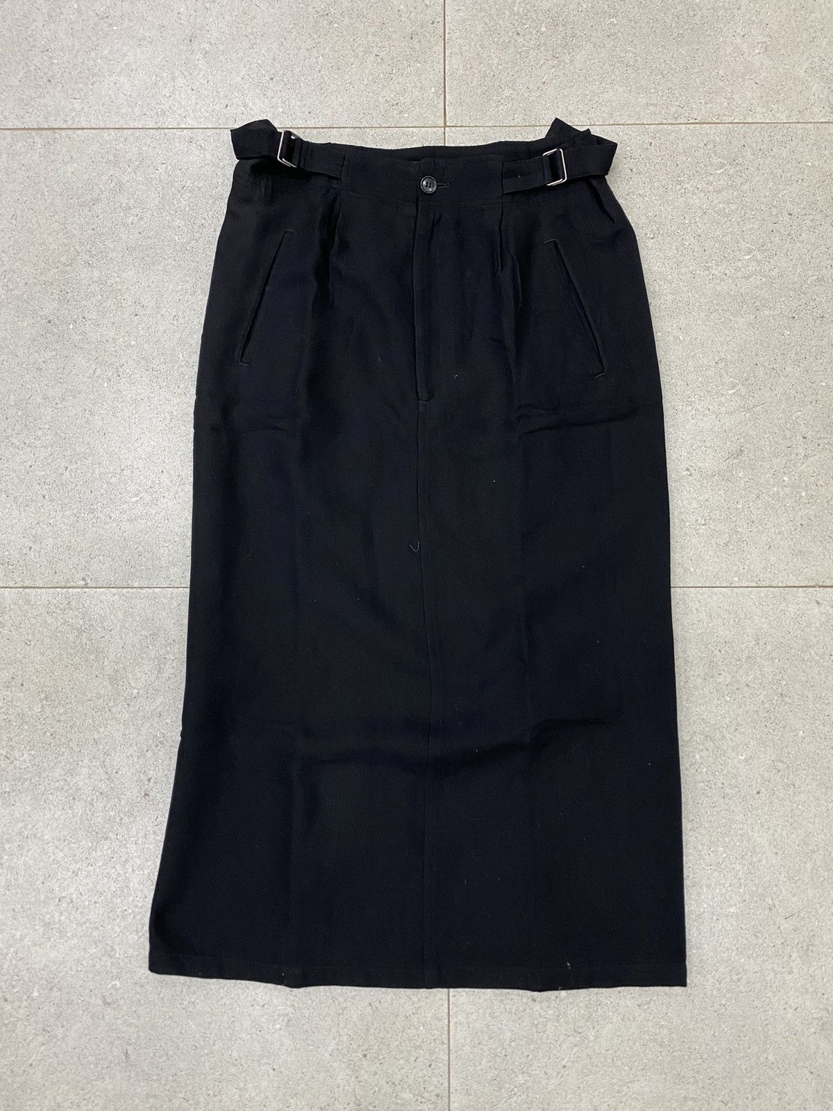 Y's Y's Midi Skirts Black With Buckle Size 30" / US 8 / IT 44 - 1 Thumbnail