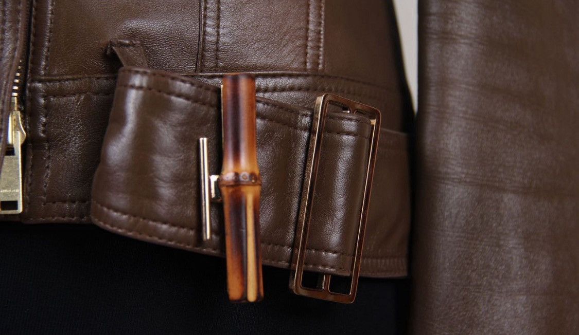 Gucci Gucci 2000s Assymetric Zip-Up Belt Waist Leather Jacket Size M / US 6-8 / IT 42-44 - 4 Thumbnail