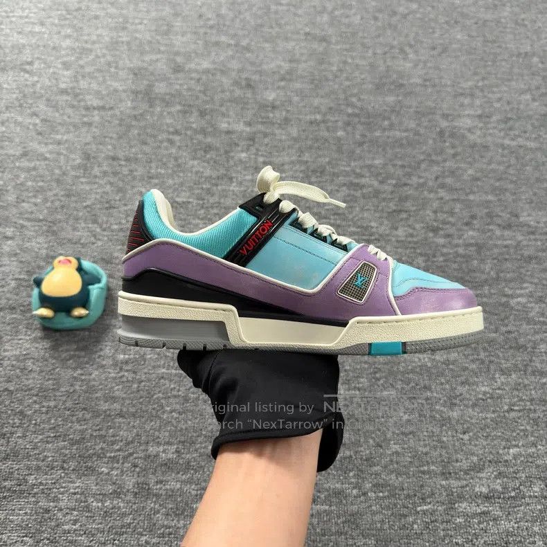 Louis Vuitton Louis Vuitton Trainer Macaron-Colored Casual Shoes Size US 5.5 / EU 38 - 7 Thumbnail