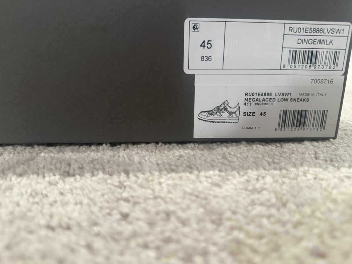 Rick Owens Rick Owens Megalaced Sneaker Size US 12 / EU 45 - 12 Thumbnail