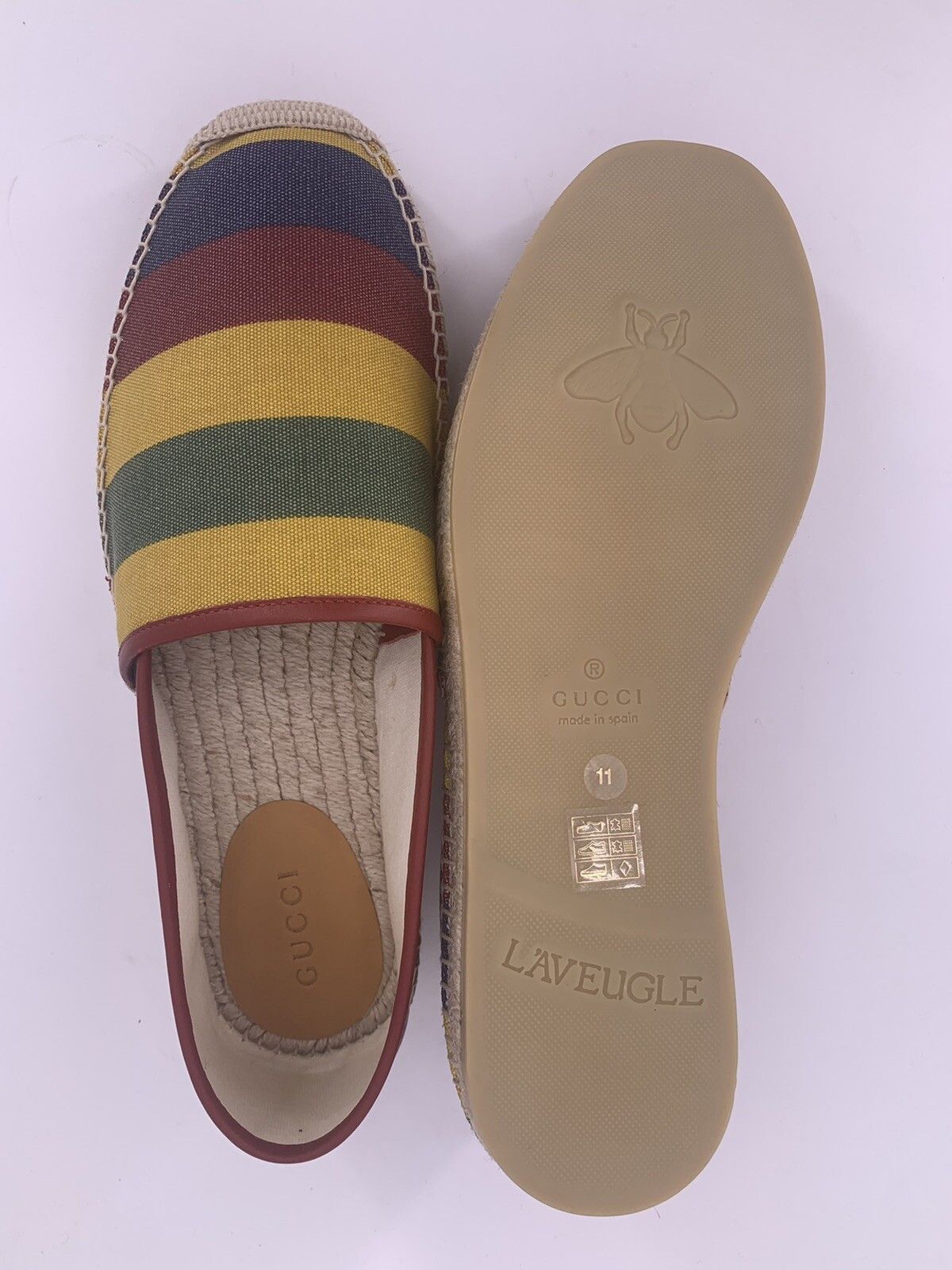 Gucci New Gucci Espadrille Size-US-12/UK-11/EU-45 Size US 12 / EU 45 - 8 Thumbnail