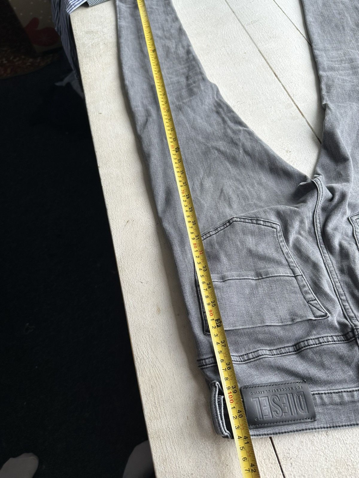 Diesel 🚨Gothic Diesel Regular Slim relax Flared Jeans Womens Size 29" - 11 Thumbnail