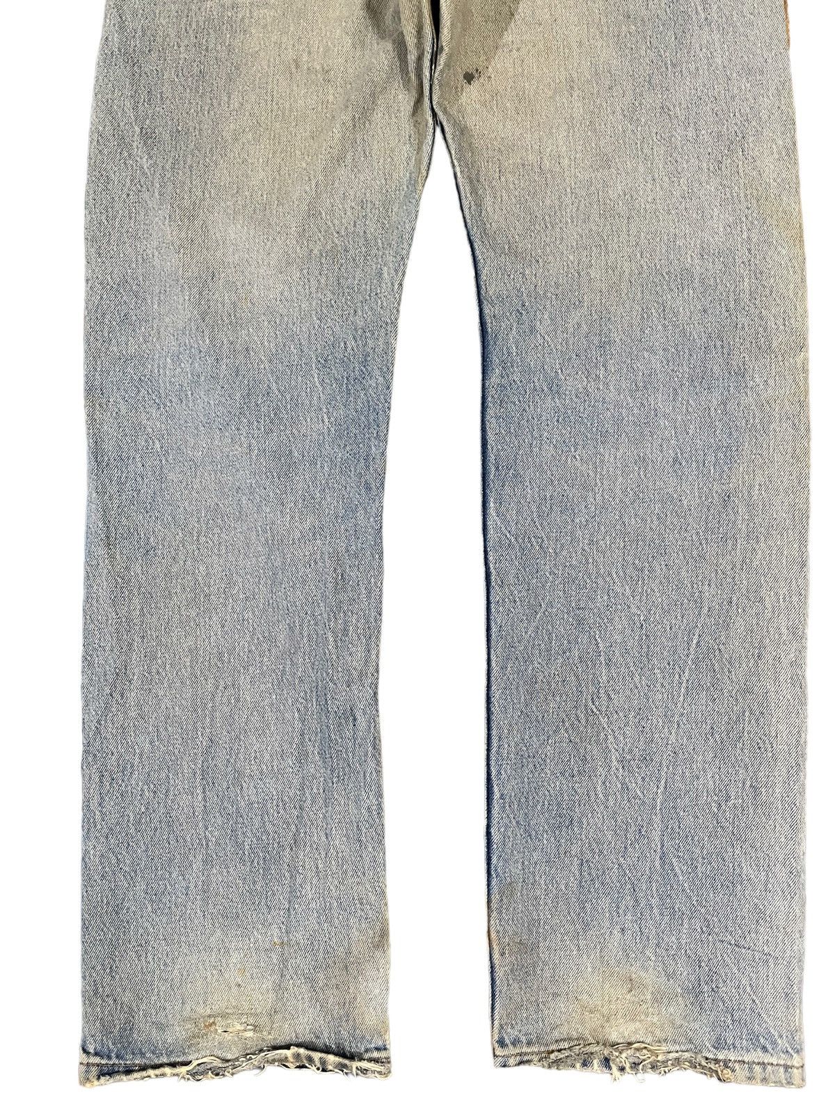 Levi's Vintage 80’s Levi’s 501 Mudwash Denim Size US 33 - 10 Thumbnail