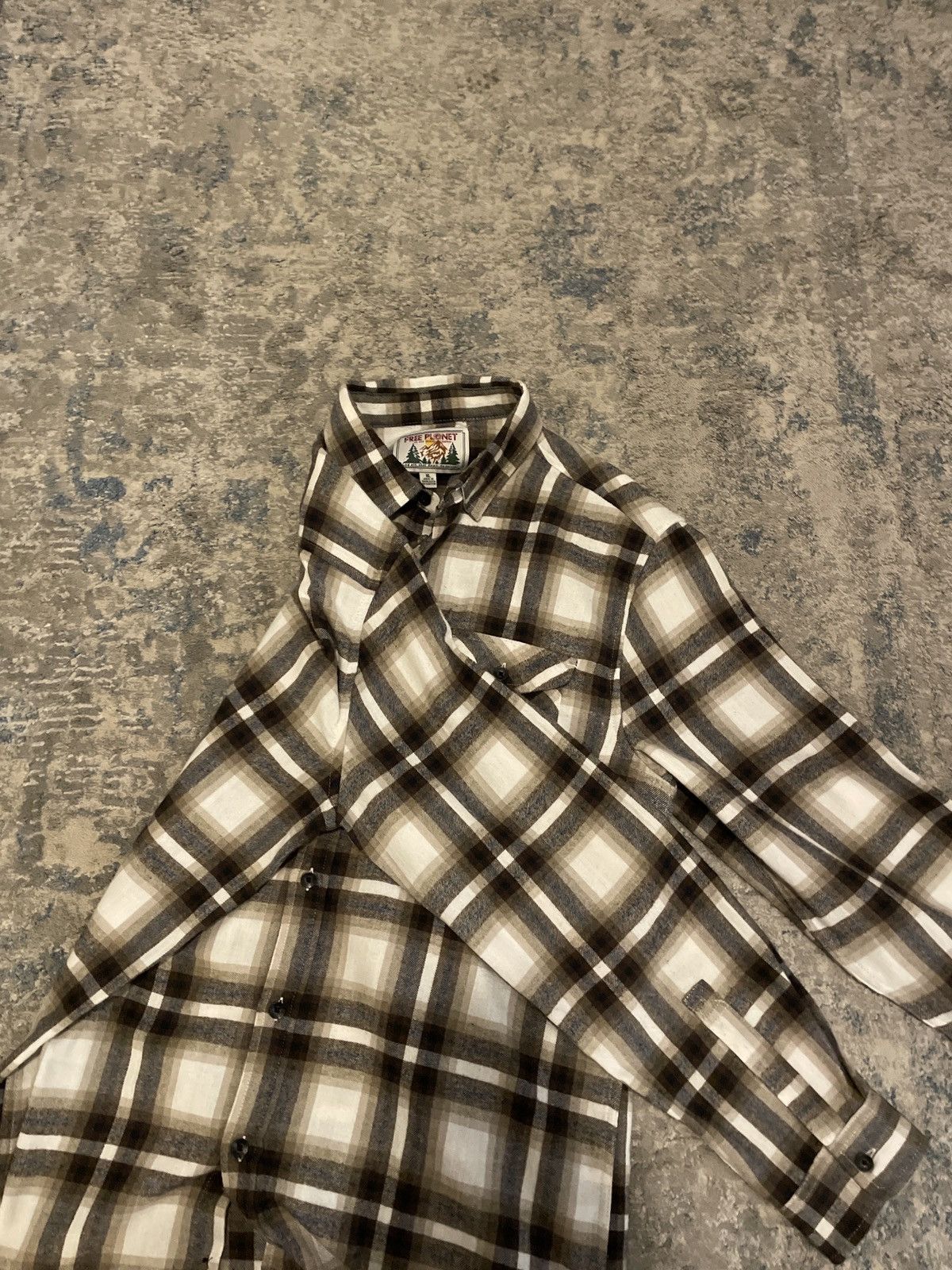 Free Planet Free planet flannel Size US XL / EU 56 / 4 - 5 Thumbnail