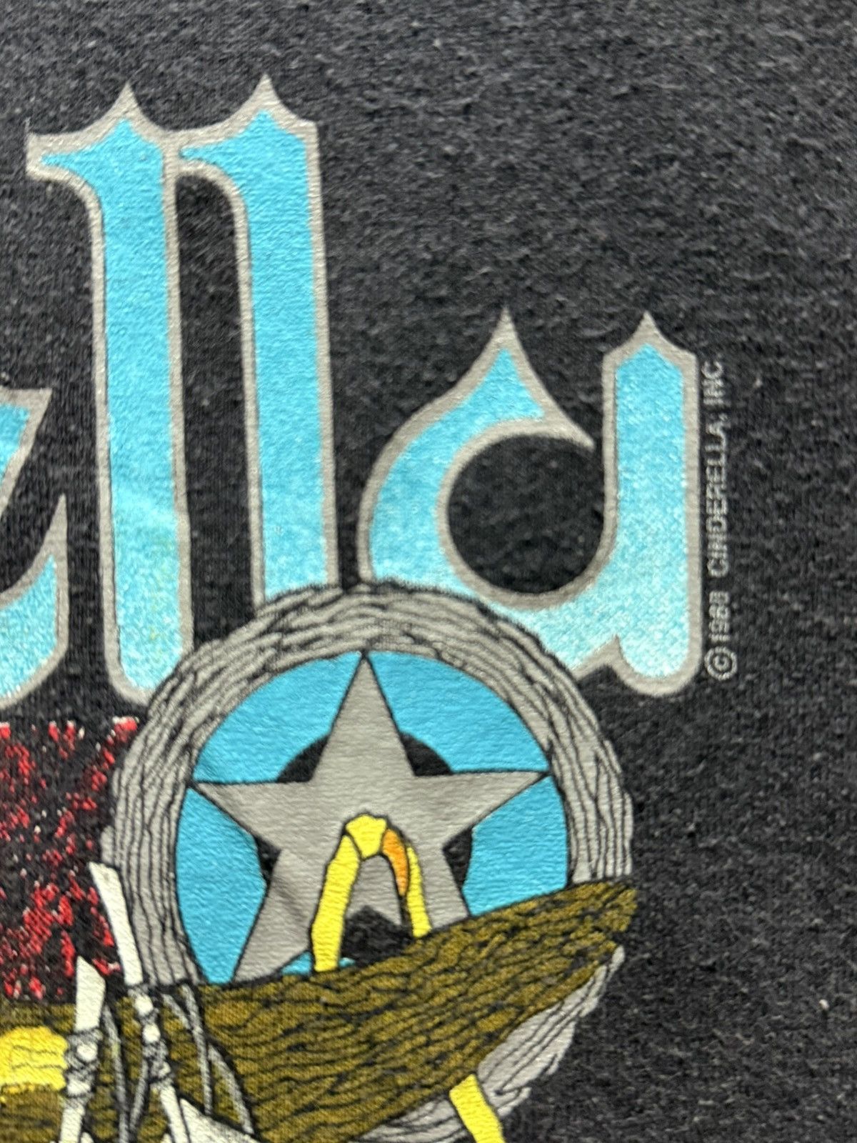 Band Tees Vintage 80s Cinderella Rock Tour Japan Faded Tee Size US M / EU 48-50 / 2 - 4 Thumbnail