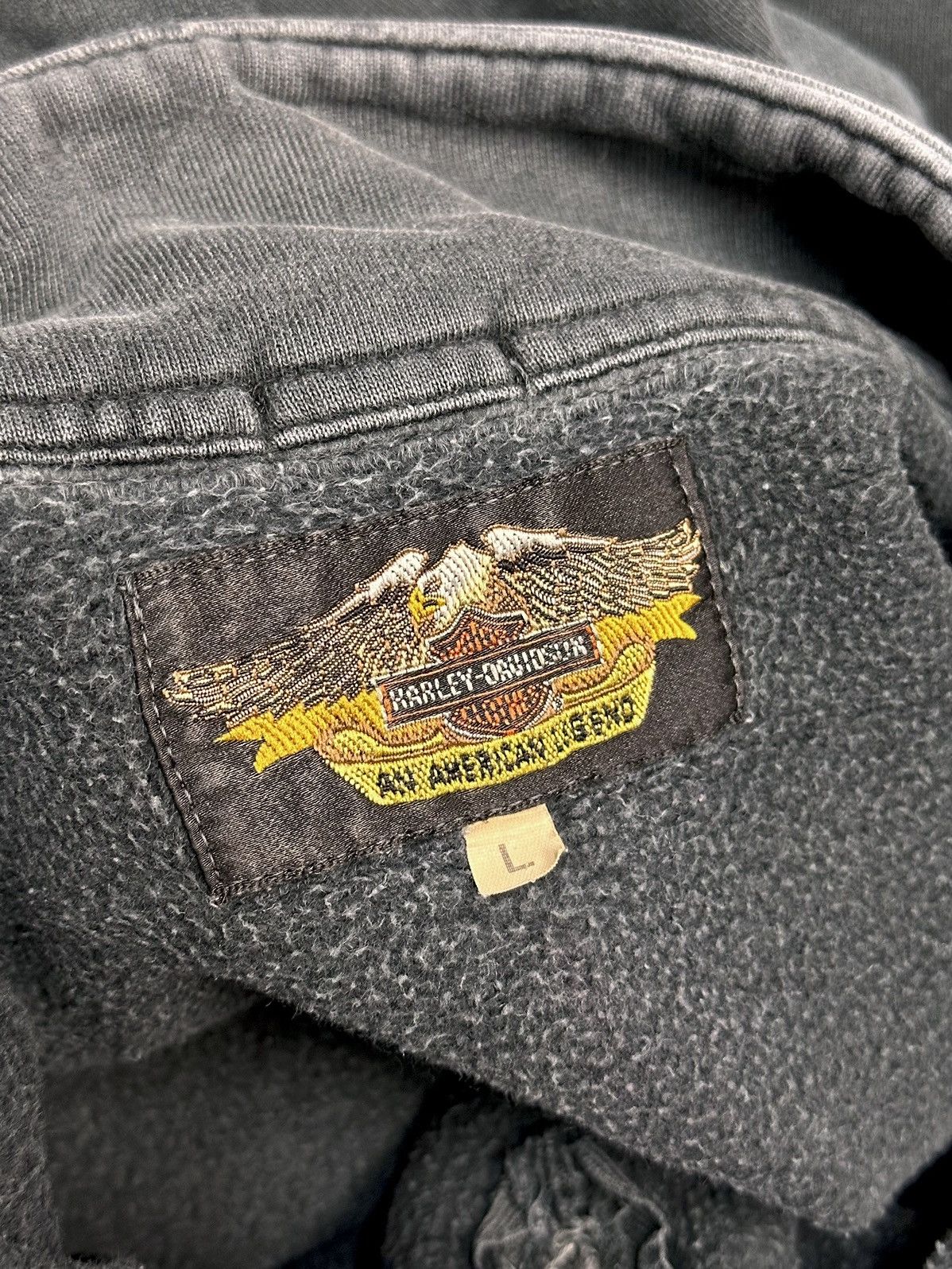 Harley Davidson Rare 🥵 Harley Davidson zip hoodie quarter sweatshirt y2k Size US L / EU 52-54 / 3 - 13 Thumbnail