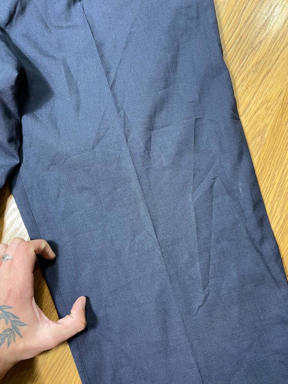 Japanese Brand Dirty Painted Distressed Thrashed Faded Baggy Jeans Y2K Size US 36 / EU 52 - 7 Thumbnail