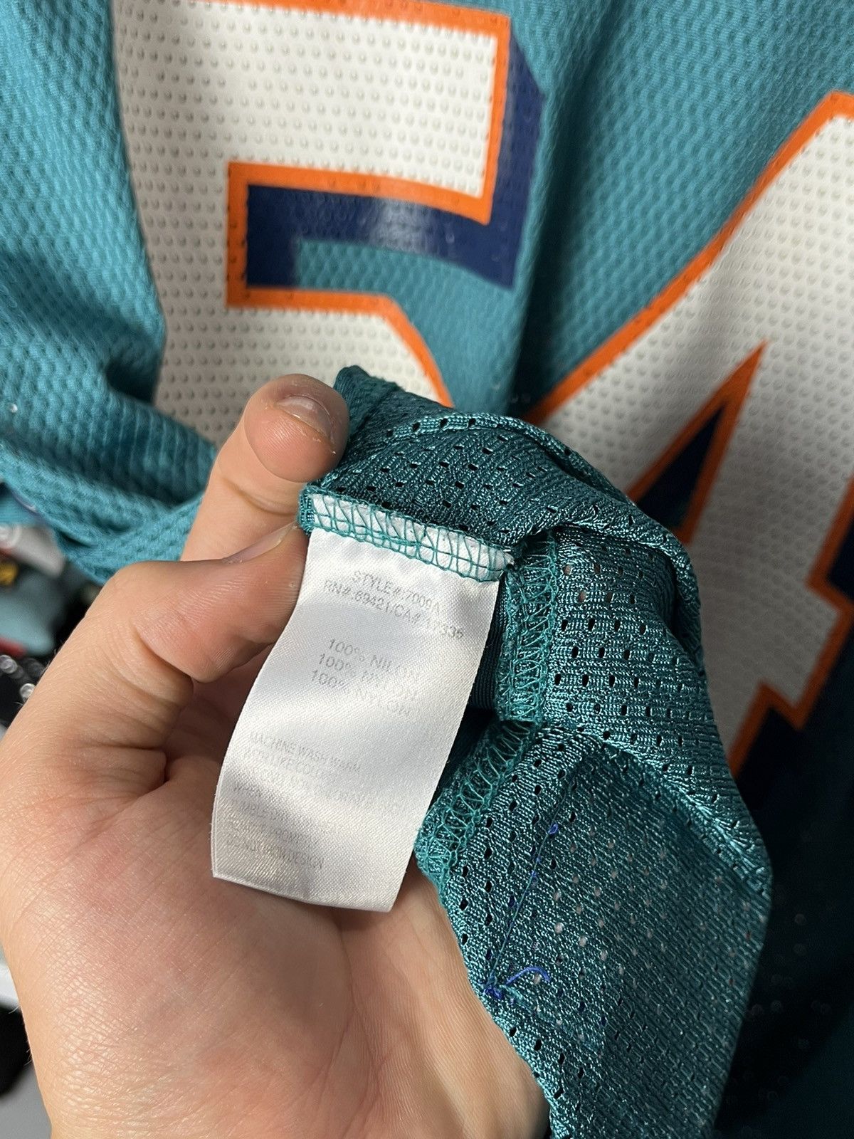 Reebok Vintage Miami Dolphins Jersey #54 Thomas NFL Football Reebok Size US L / EU 52-54 / 3 - 21 Thumbnail