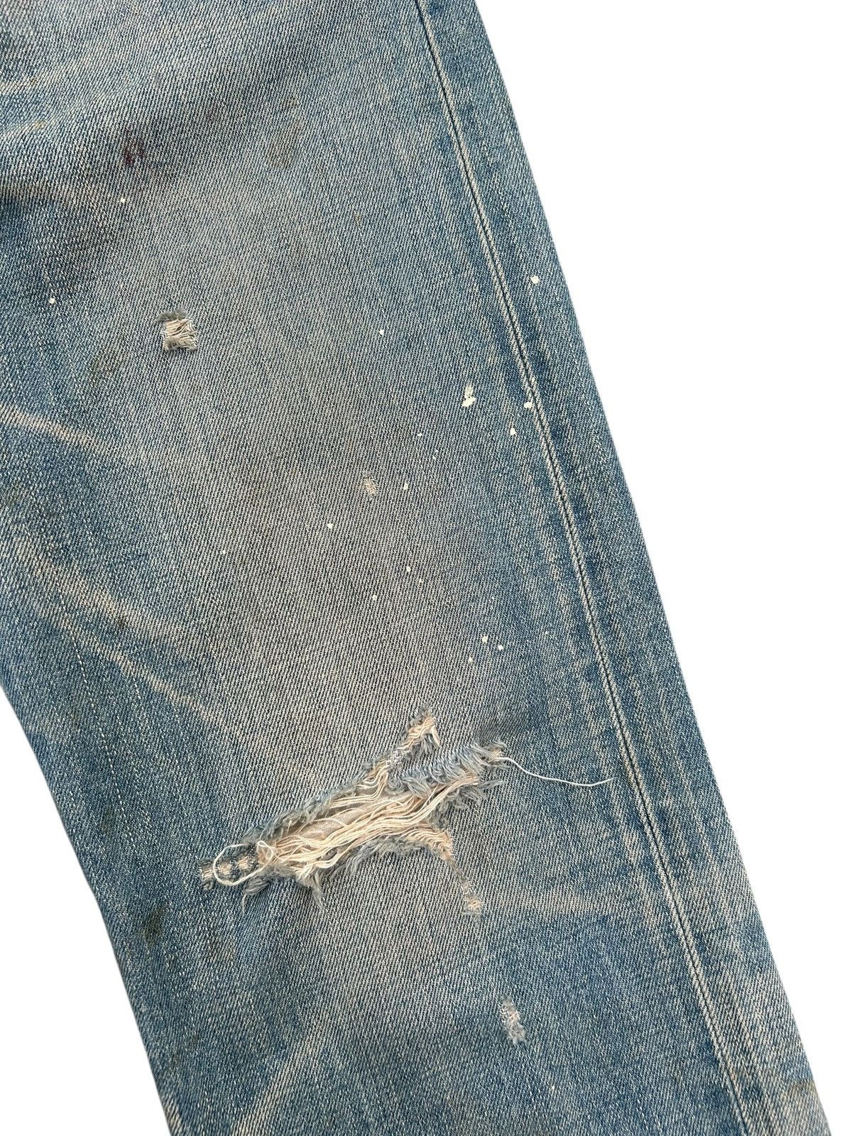 Kapital Vintage Edwin 505ZX Selvedge Buckle Back Distressed Denim Size US 32 / EU 48 - 8 Thumbnail
