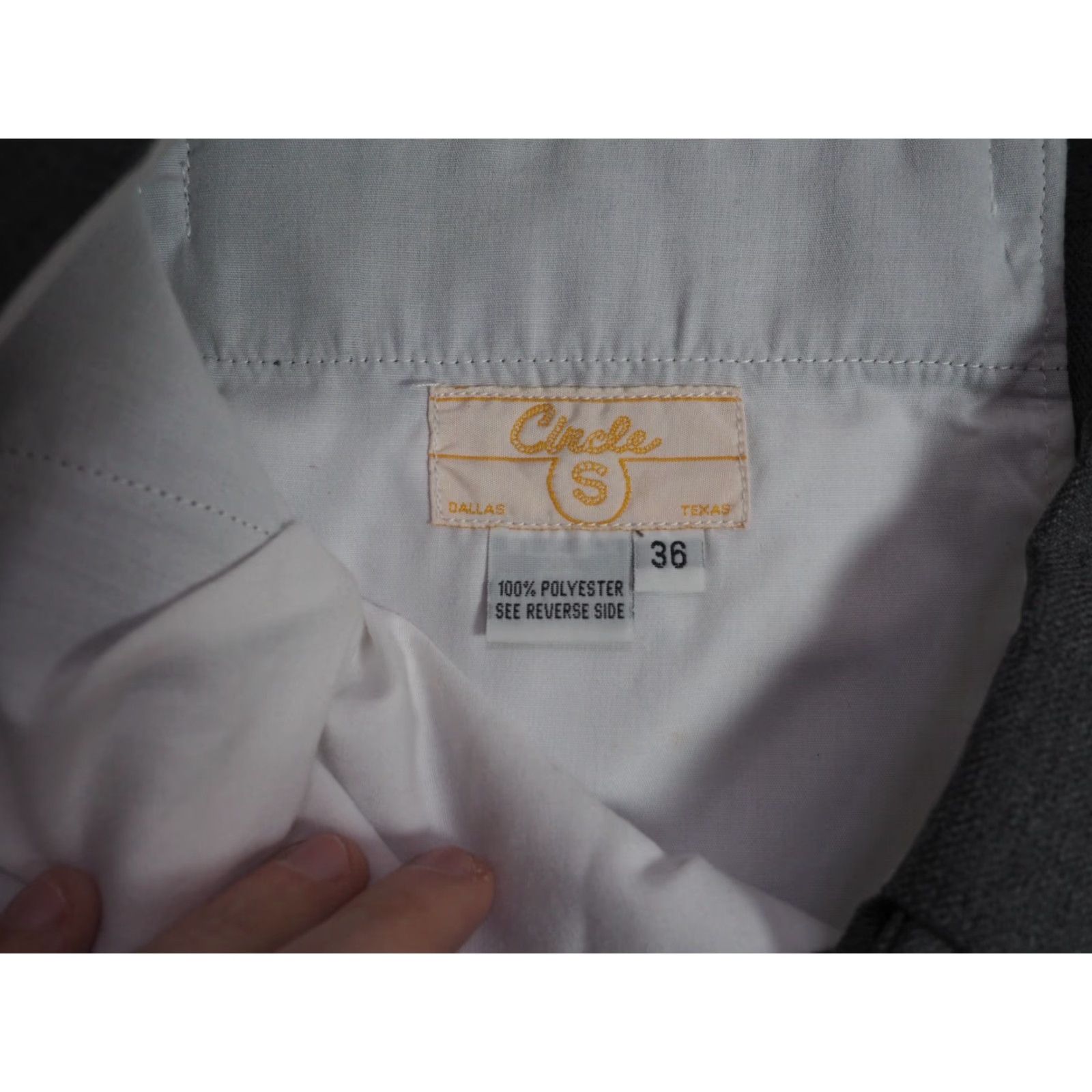 Vintage VTG Circle S Western Pants Shirt? Size US 38 / EU 54 - 5 Thumbnail