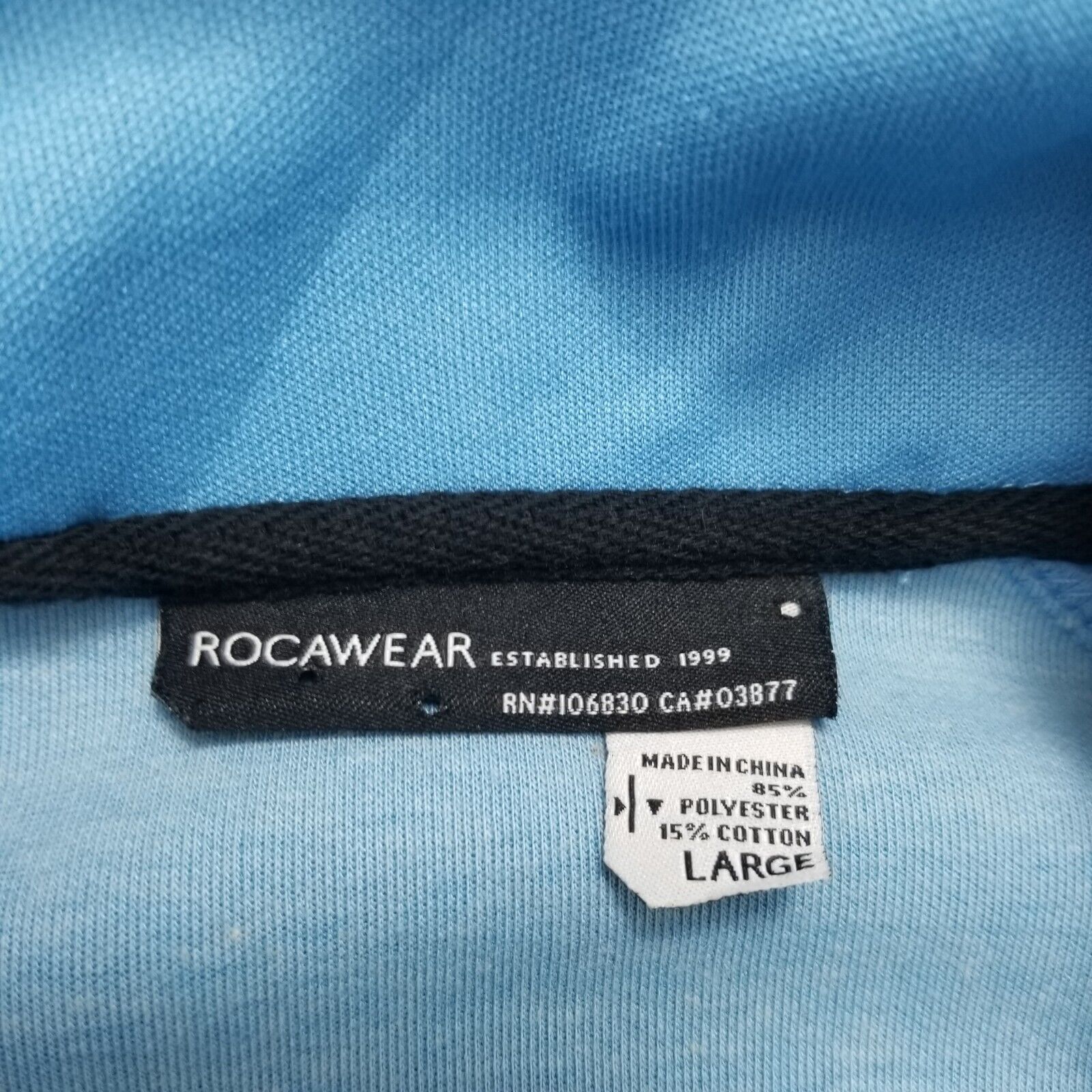 Rocawear Rocawear Track Jacket Mens Large Full Zip Sweatshirt Size US L / EU 52-54 / 3 - 4 Thumbnail