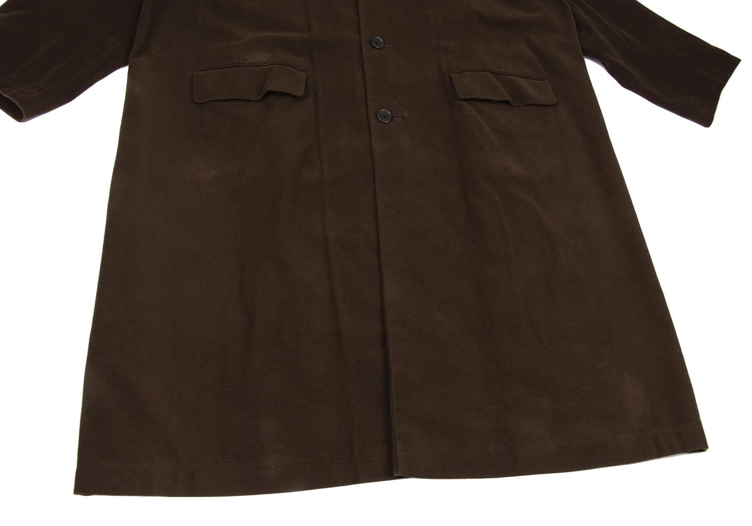 Jean Paul Gaultier Cotton Moleskin 3-Button Coat in Brown, Size L Size US L / EU 52-54 / 3 - 8 Thumbnail