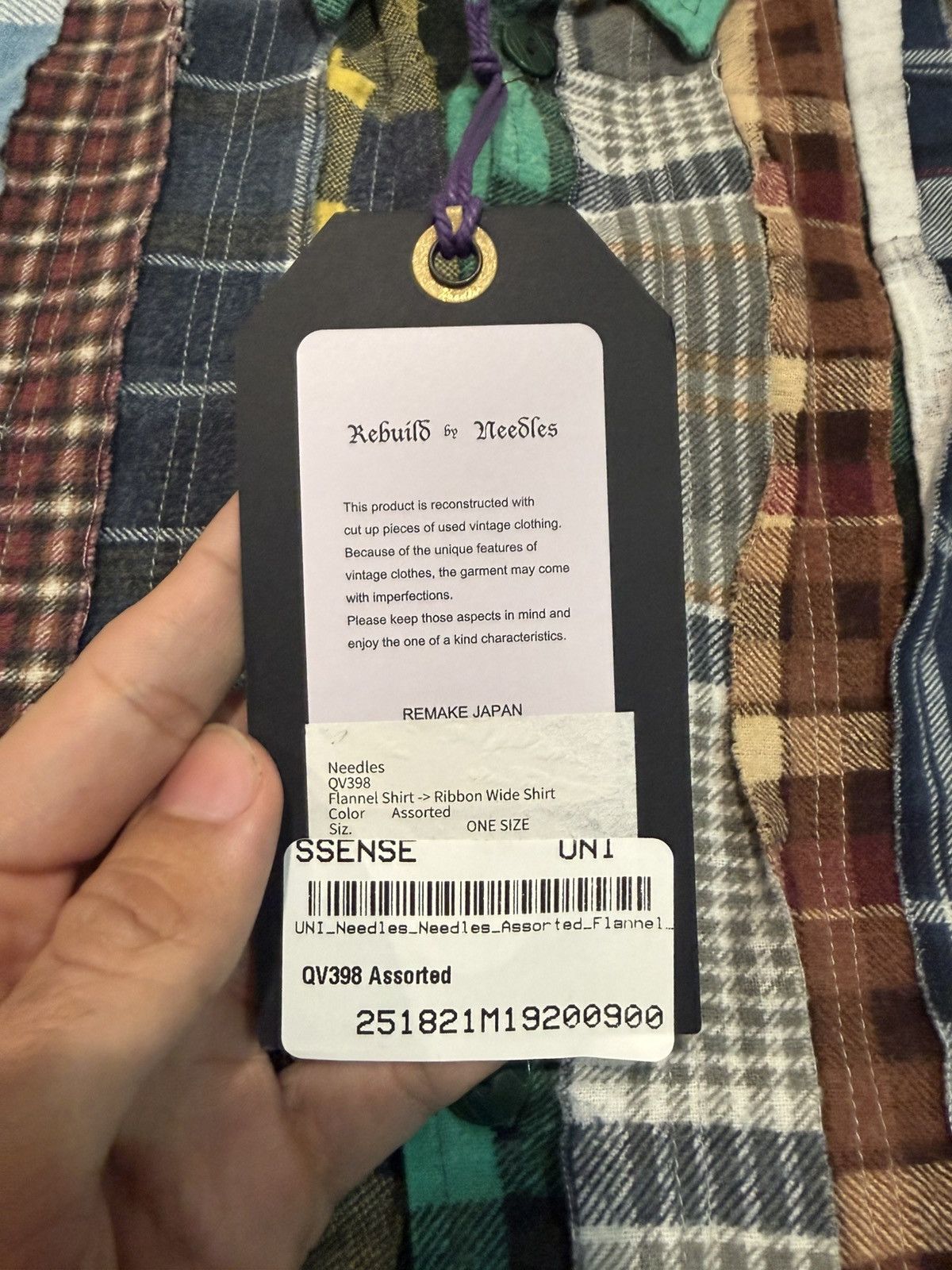 Needles Multicolor Assorted Flannel Shirt Needles Size US L / EU 52-54 / 3 - 4 Thumbnail