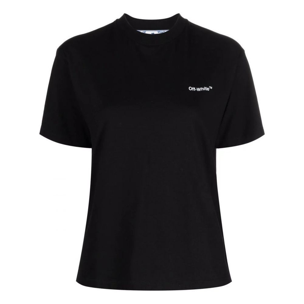 Off-White o1gr1nt1124 Diag Regular T-Shirt in Black Size US XXS / EU 40 - 1 Thumbnail