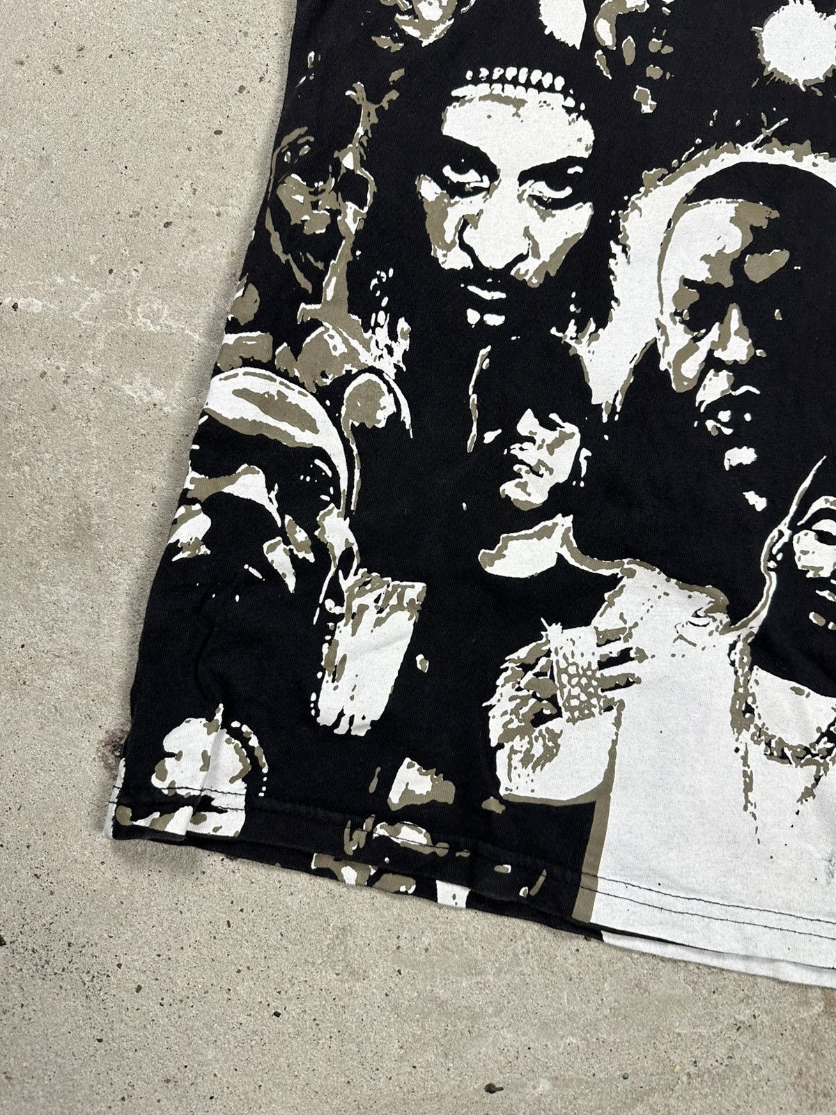 Rap Tees Vintage Y2K Time Is Money All Over Print Rap Hip Hop Tee Size US L / EU 52-54 / 3 - 6 Thumbnail