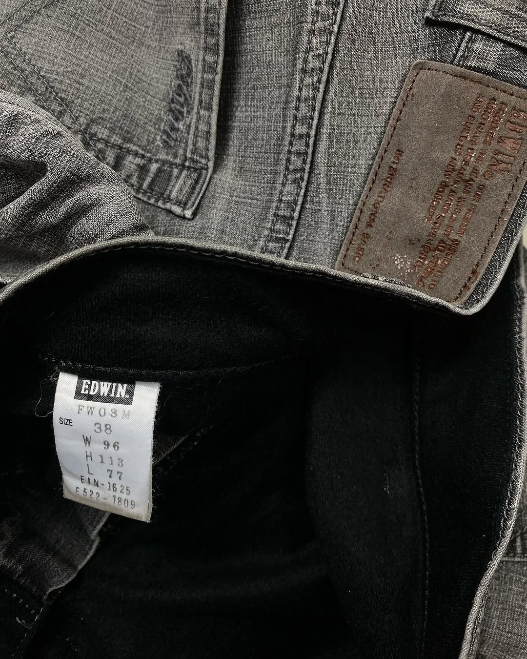 Edwin Edwin Grey washed Regular fit Jeans Size US 38 / EU 54 - 10 Thumbnail